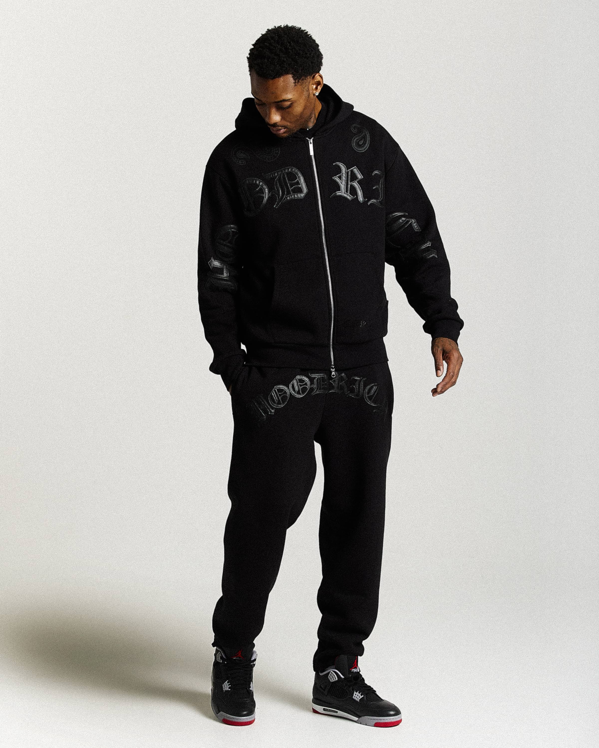 Inkline Oversized Joggers - Black - Image 2