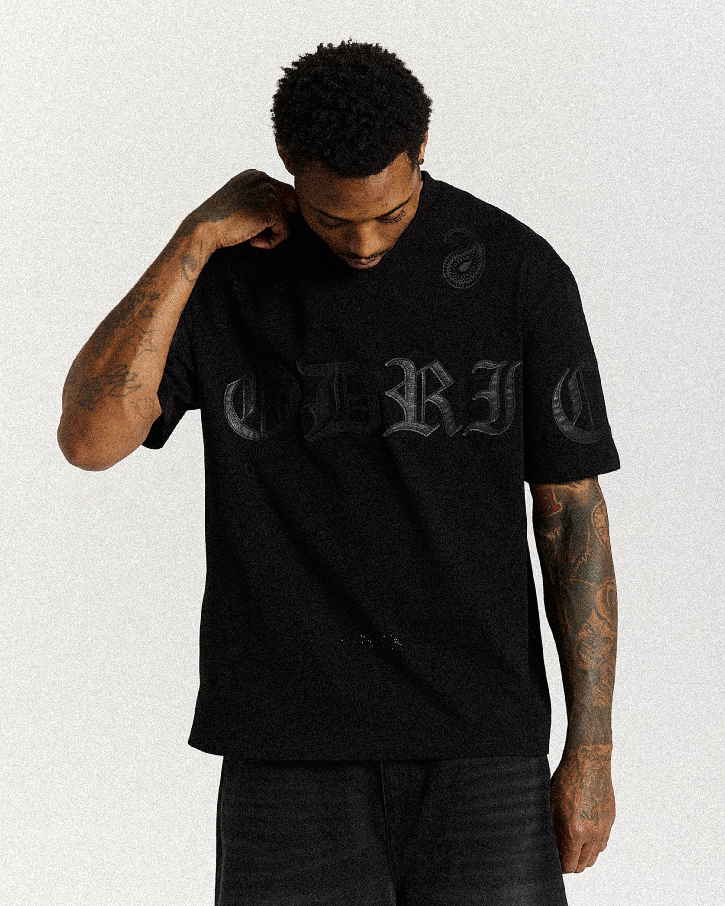 Inkline Oversized T-Shirt - Black - Image 6