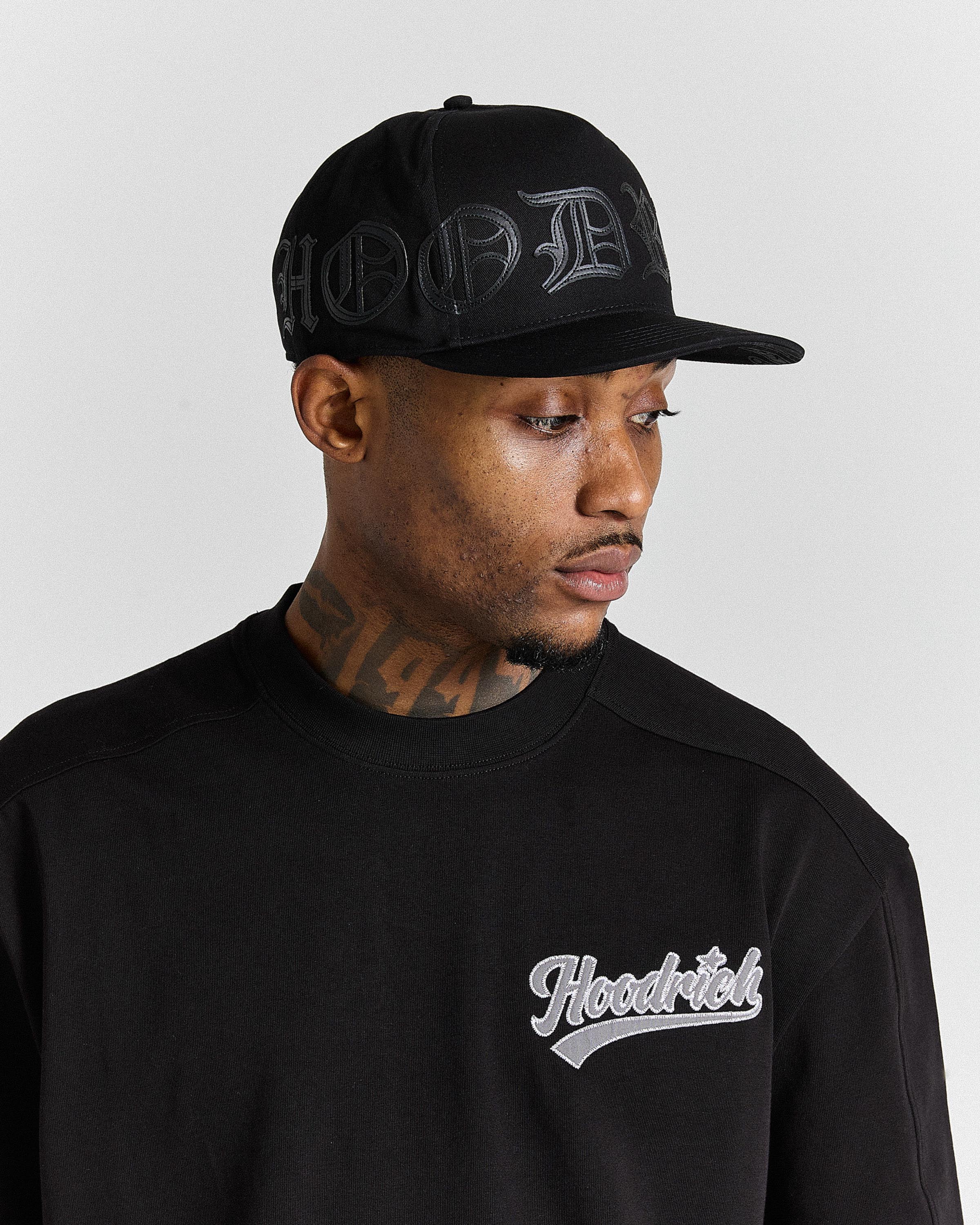 Inkline Snapback Cap - Black - Image 10