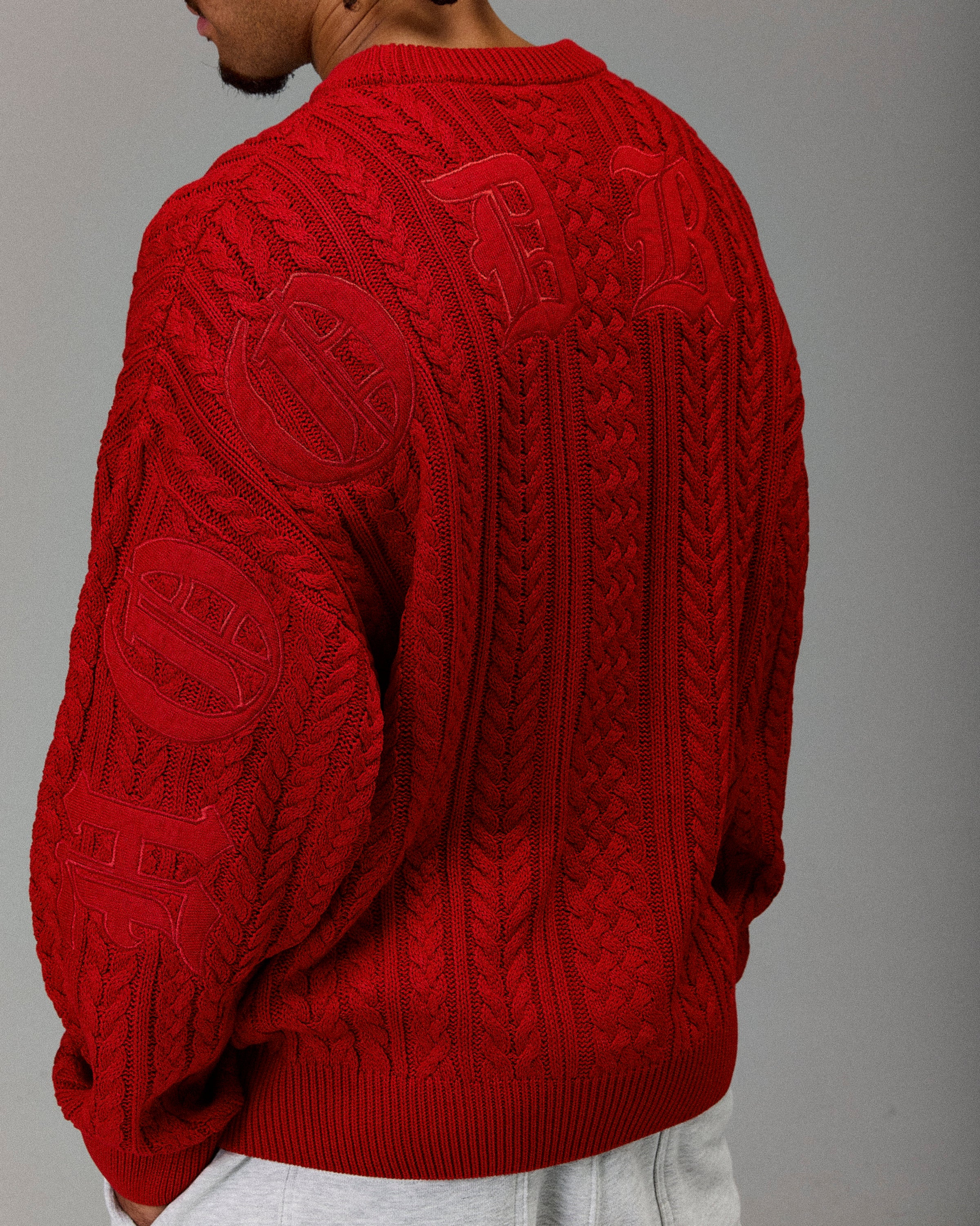 The Winner's Circle Knitwear Sweater - Fiery Red - Image 11