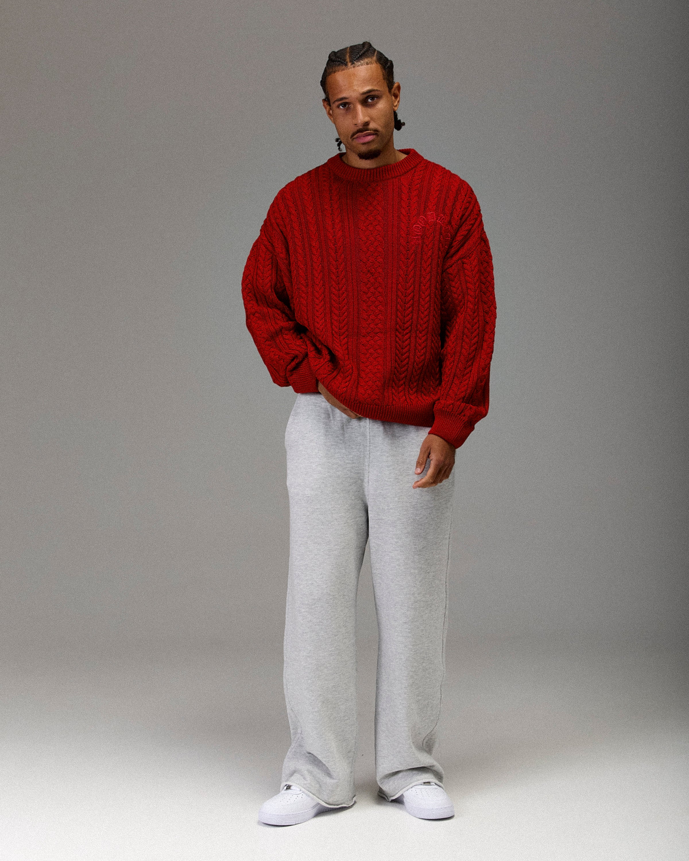 The Winner's Circle Knitwear Sweater - Fiery Red - Image 12