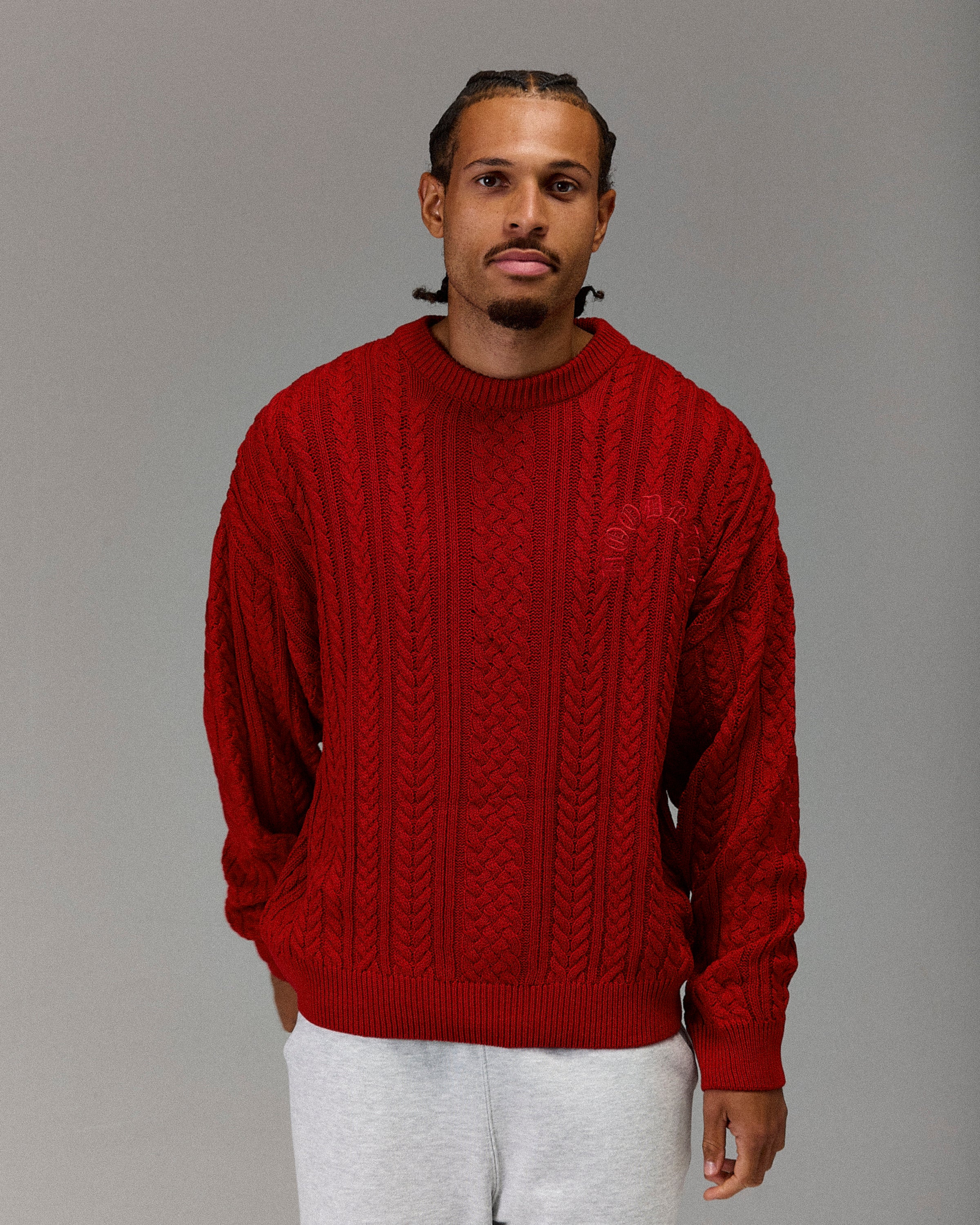 The Winner's Circle Knitwear Sweater - Fiery Red - Image 13