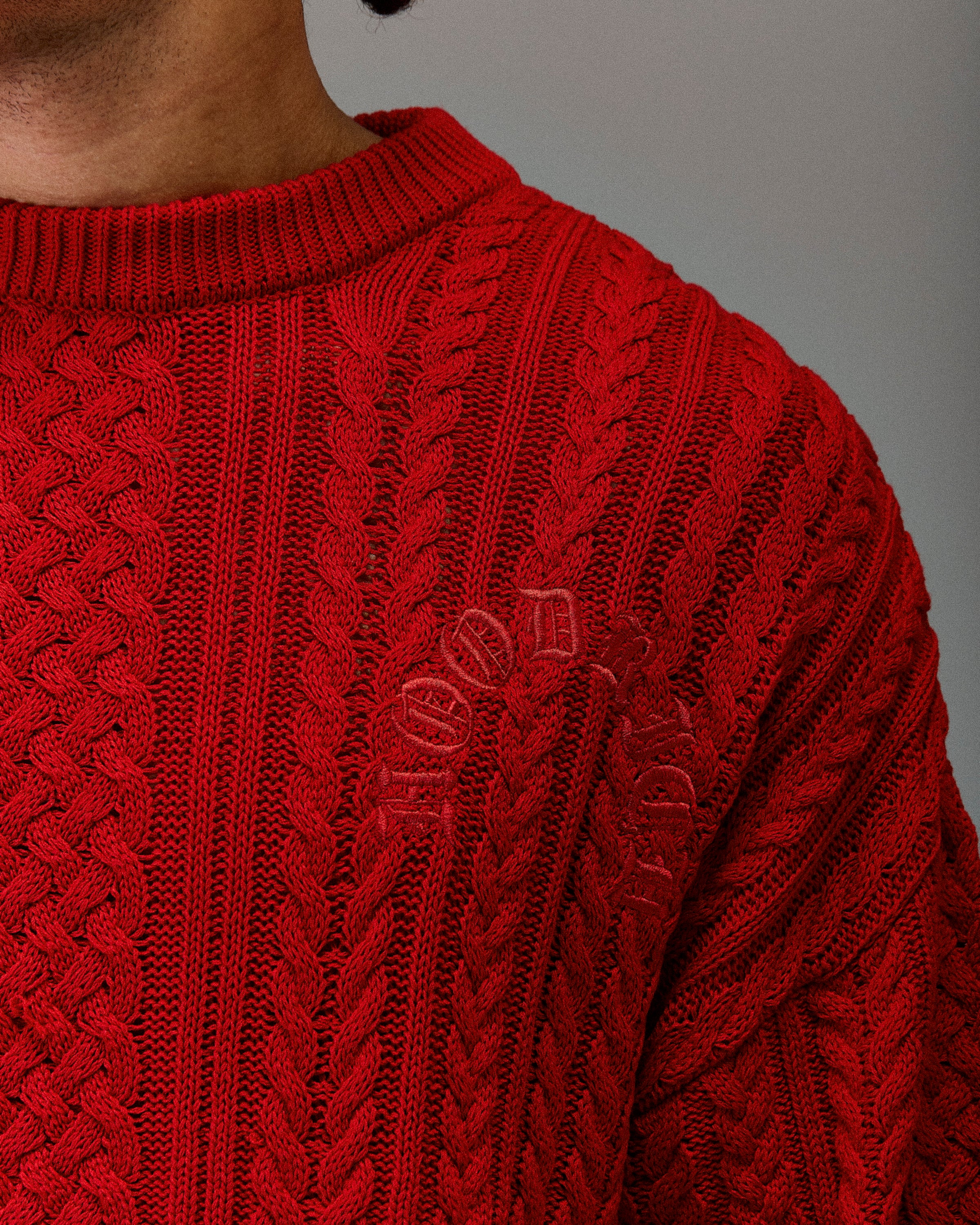 The Winner's Circle Knitwear Sweater - Fiery Red - Image 14