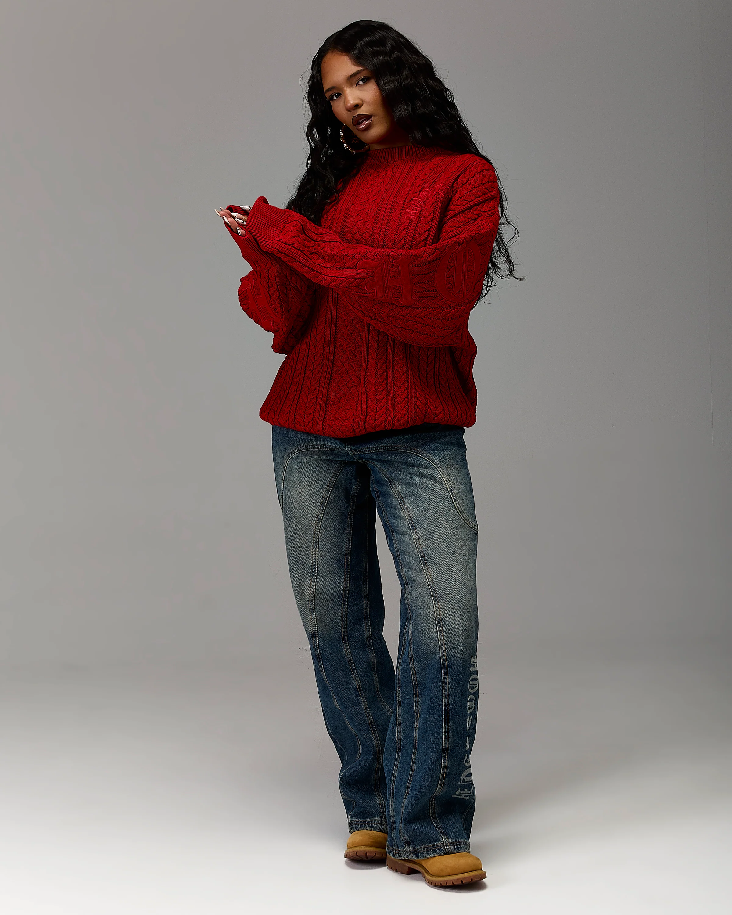 The Winner's Circle Knitwear Sweater - Fiery Red - Image 15