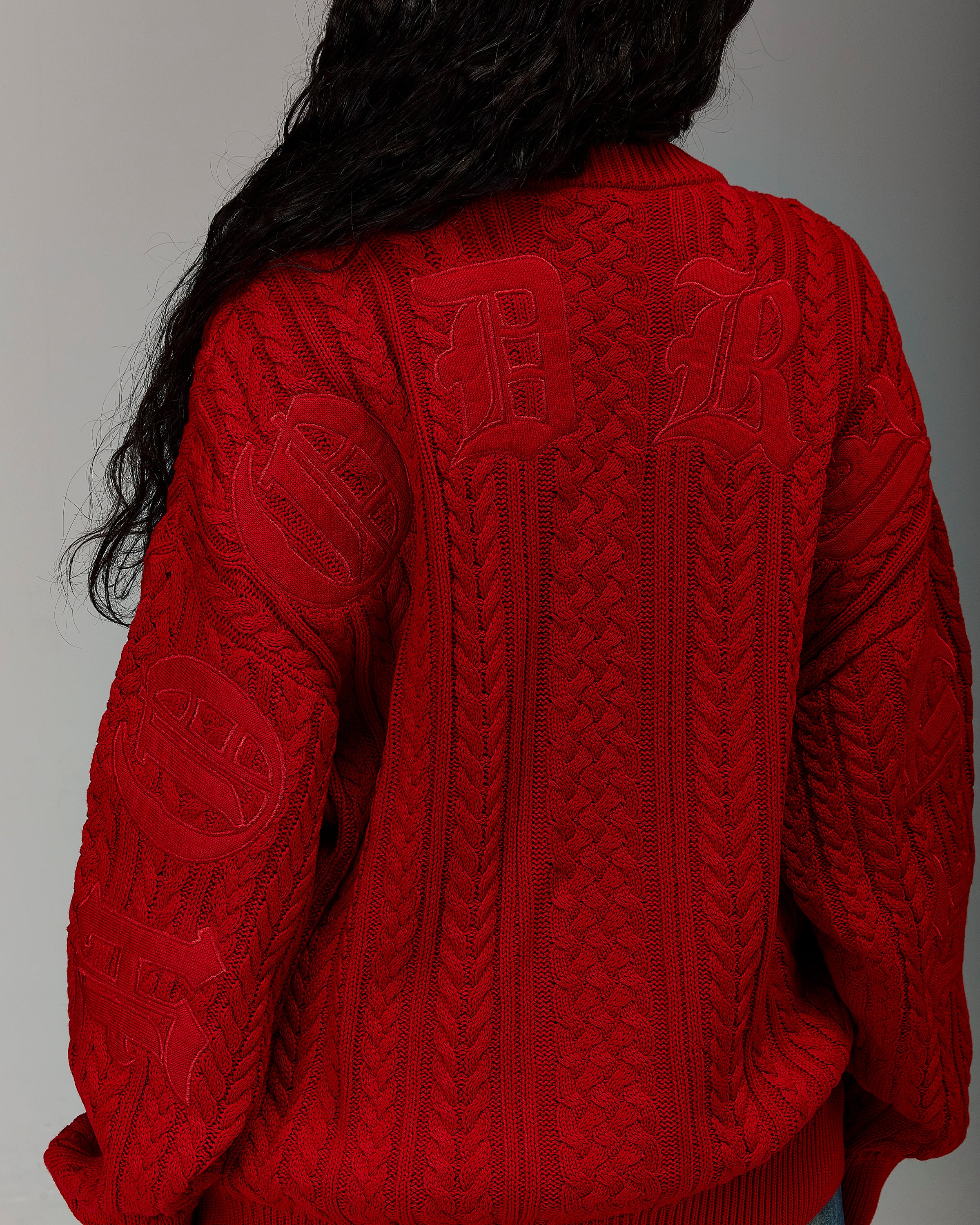 The Winner's Circle Knitwear Sweater - Fiery Red - Image 5