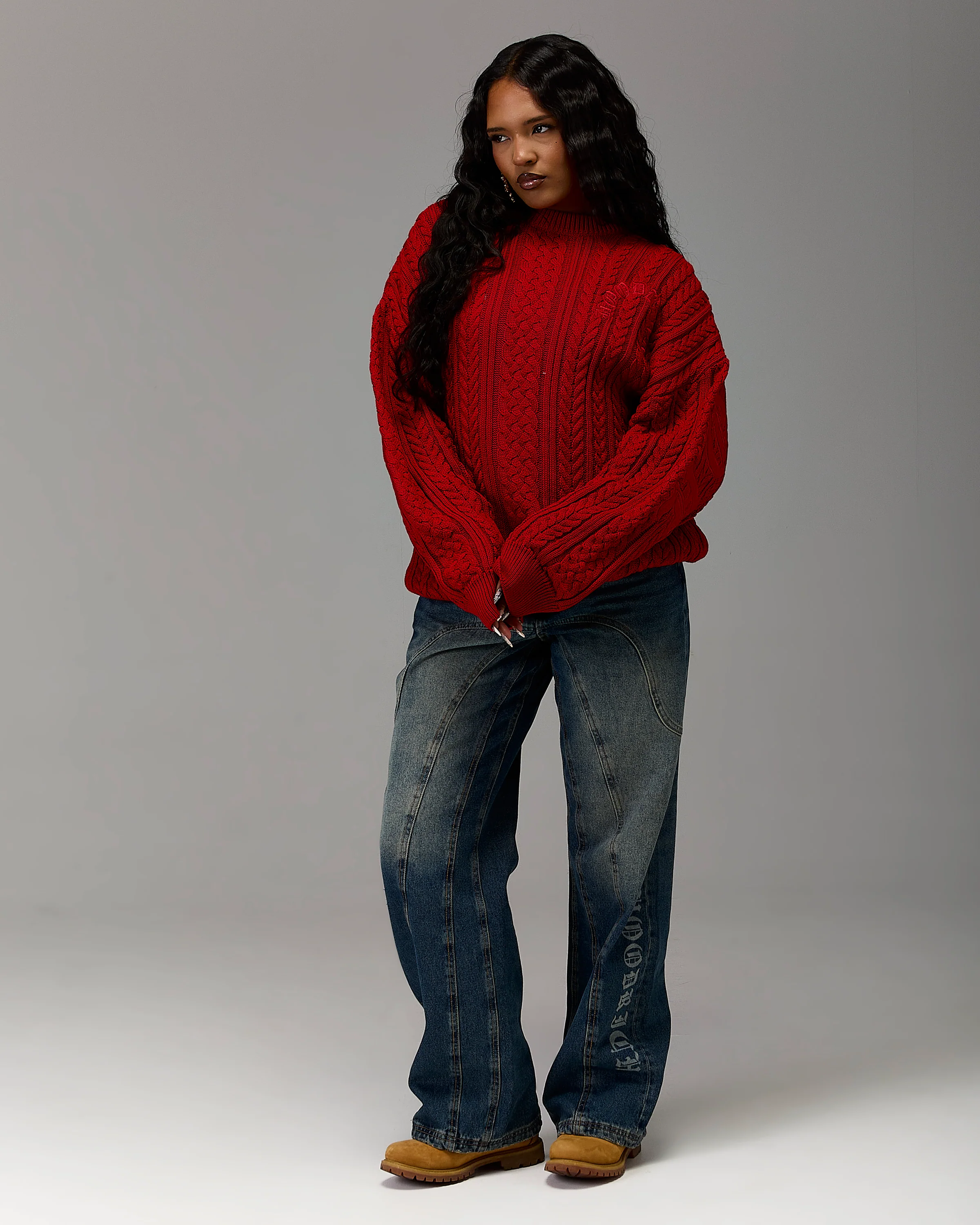 The Winner's Circle Knitwear Sweater - Fiery Red - Image 9