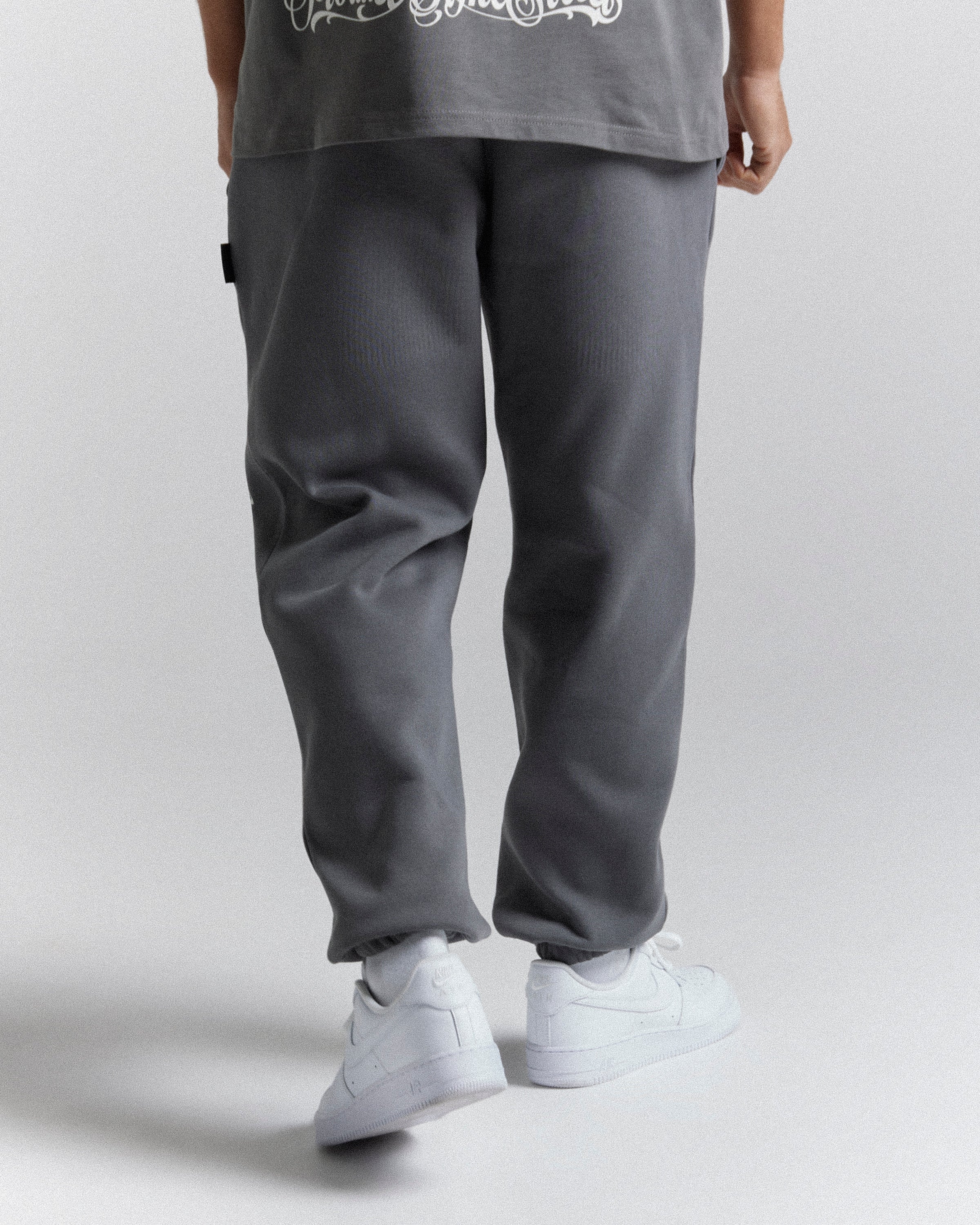 Legacy Oversized Jogger - Greys/White/Blue - Image 4