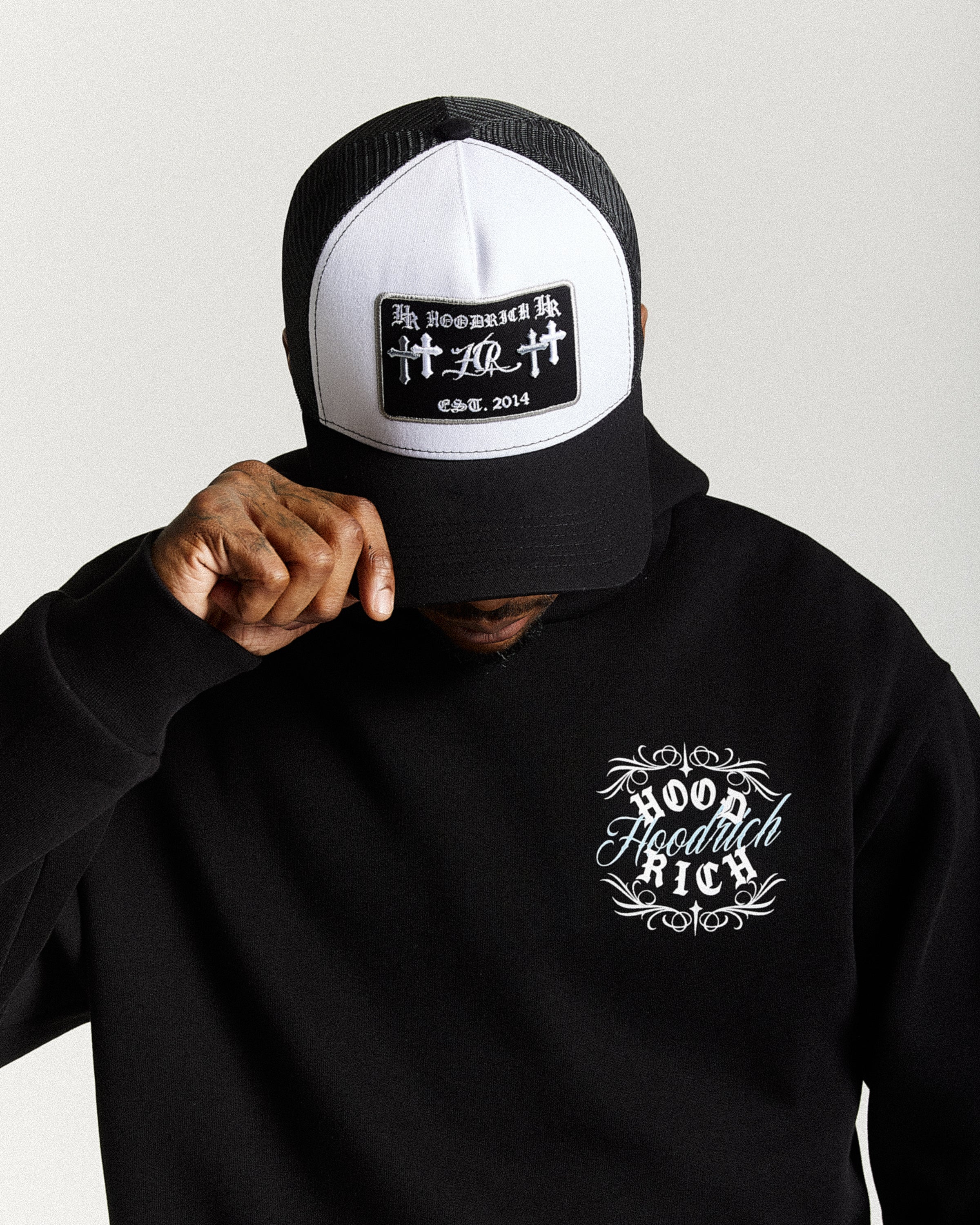 Legacy Trucker Cap - Black/White - Image 2