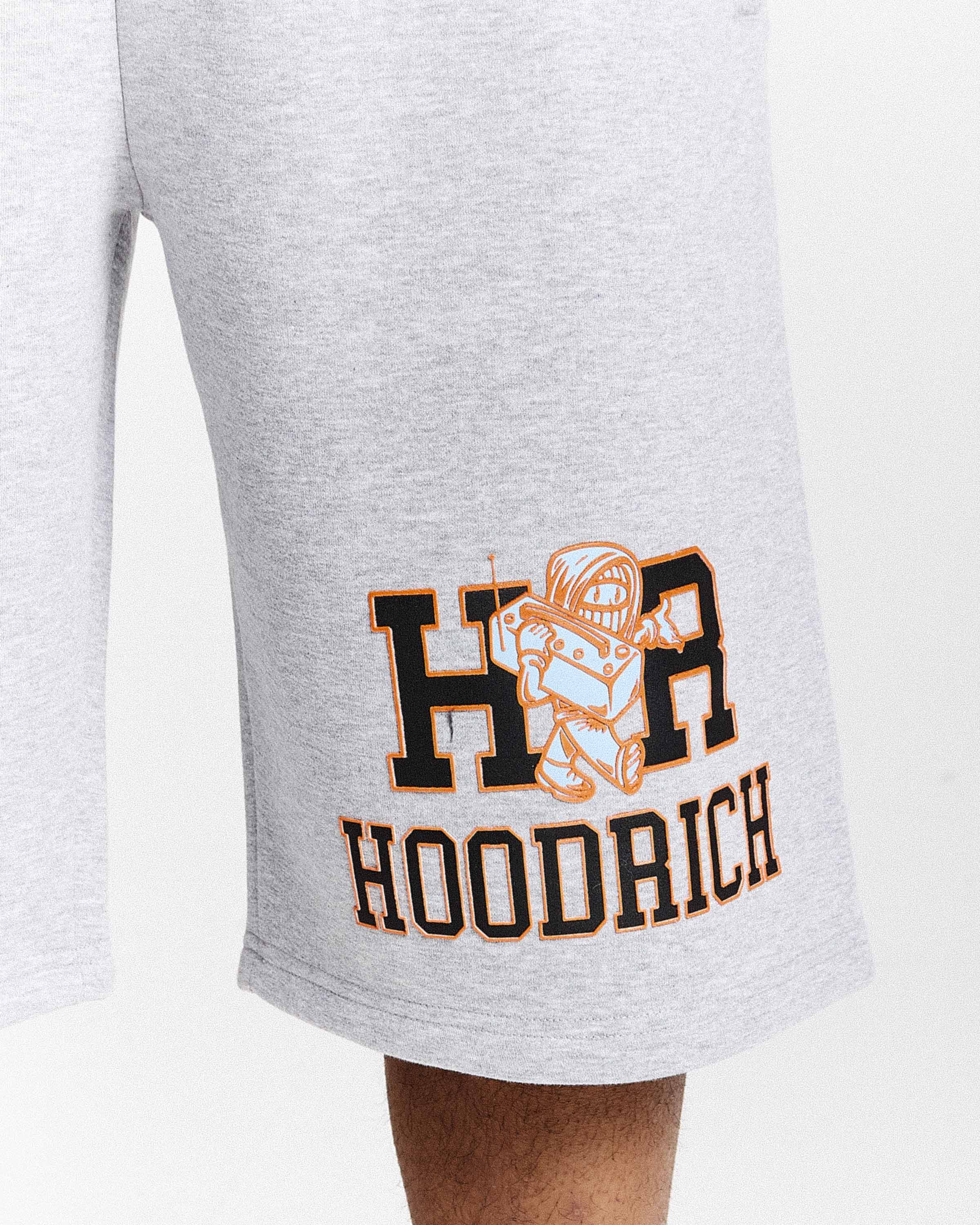 Loony Oversized Shorts - Dark Grey/White - Image 10