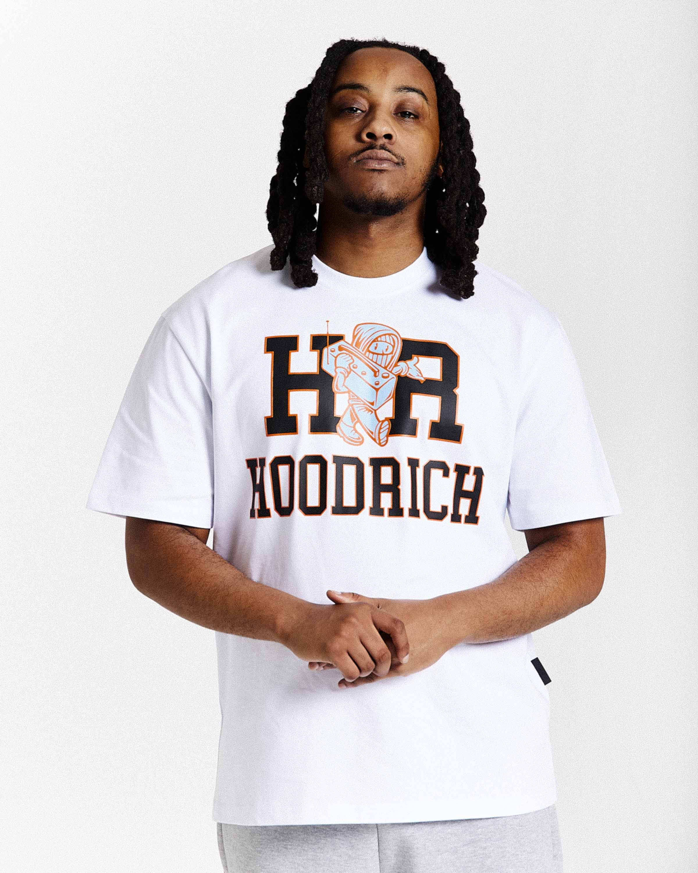 Loony Oversized T-Shirt - White/Black - Image 4