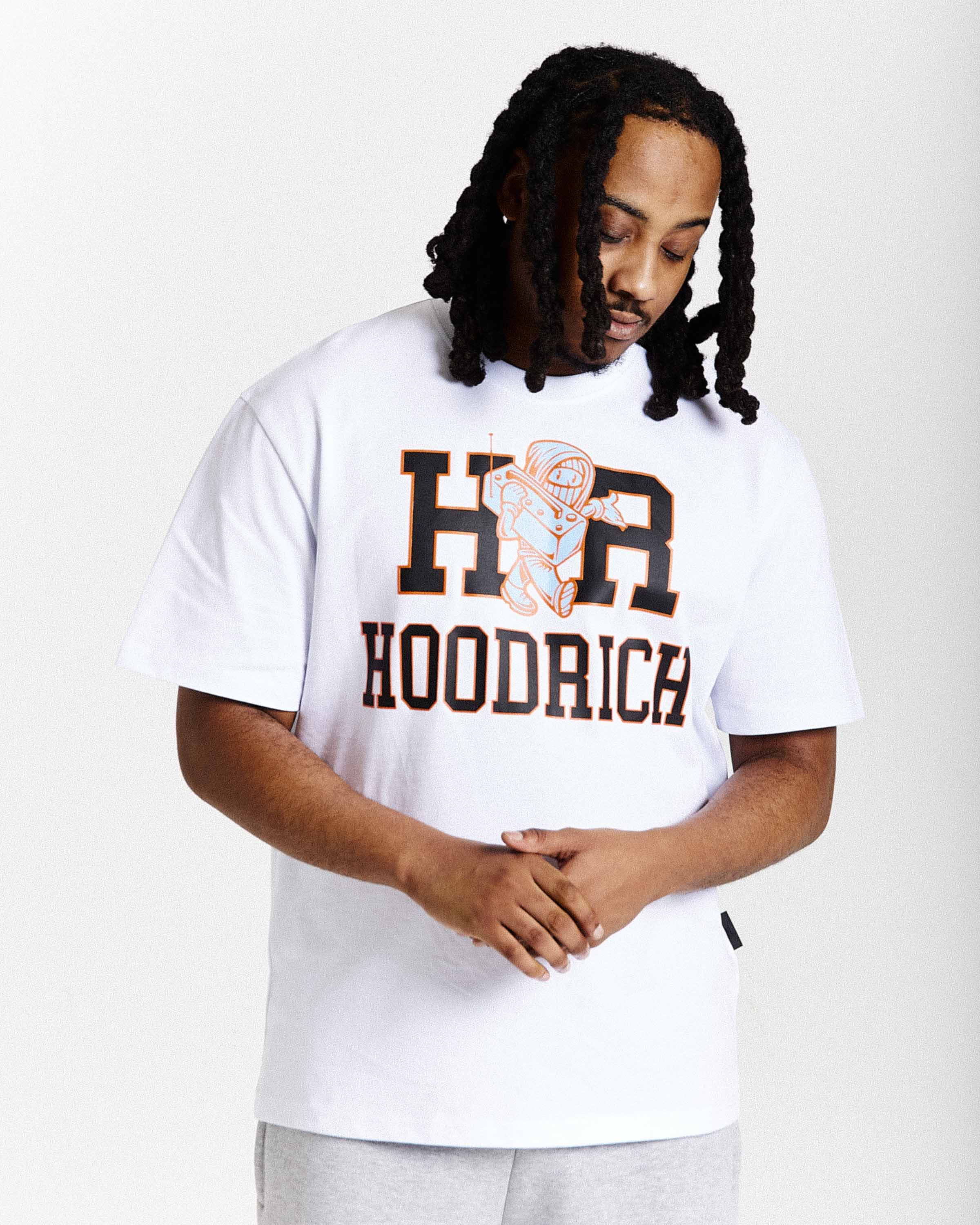Loony Oversized T-Shirt - White/Black - Image 6