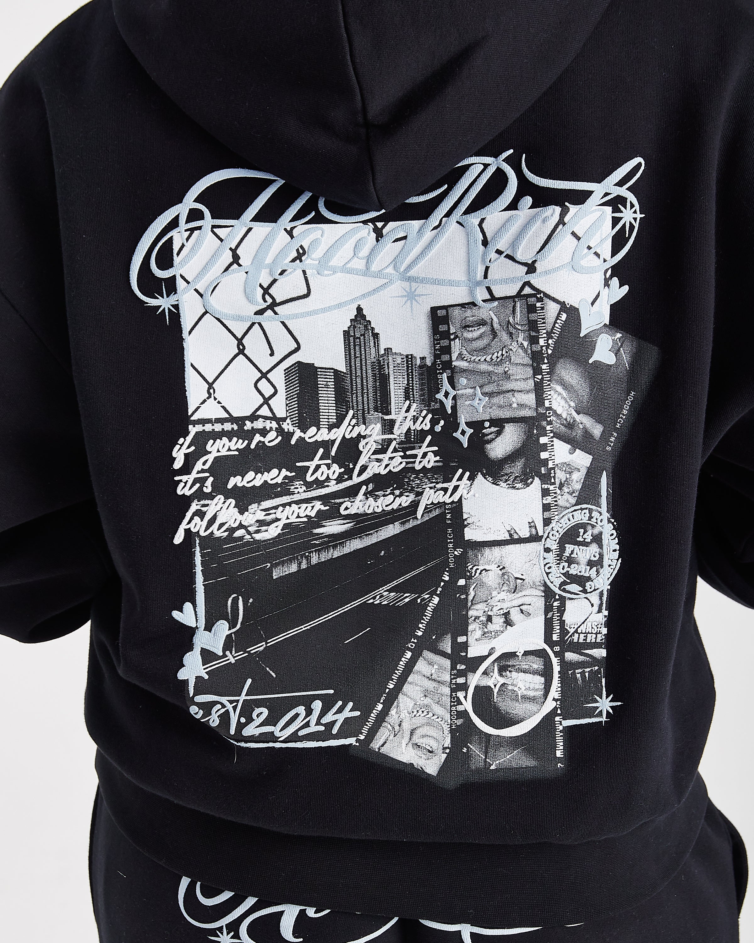 Vision Mid Length Hoodie - Black - Image 4