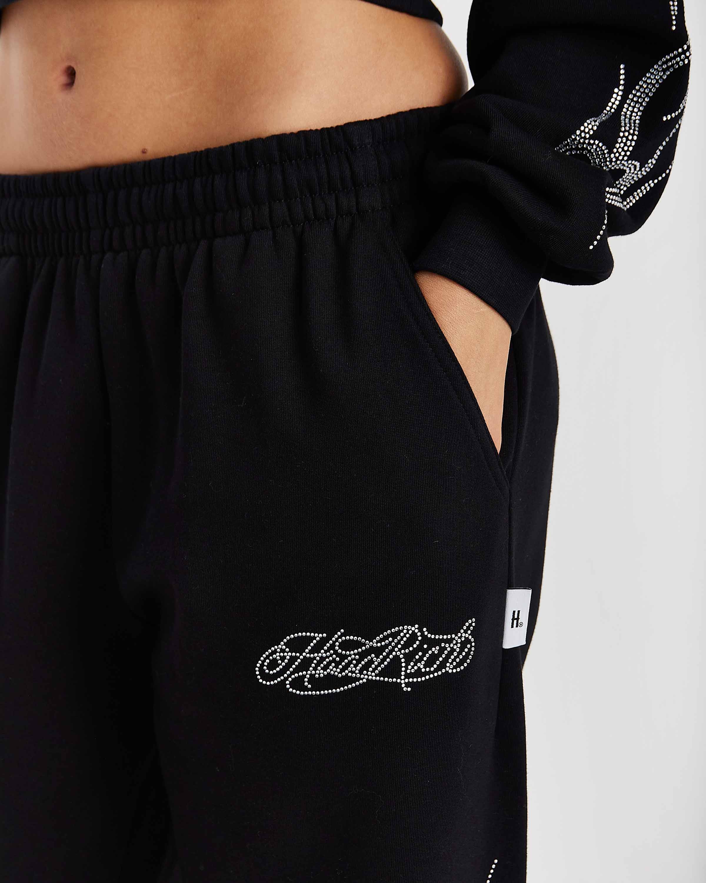 Morpho Boxy Hoodie - Black/Silver - Image 4