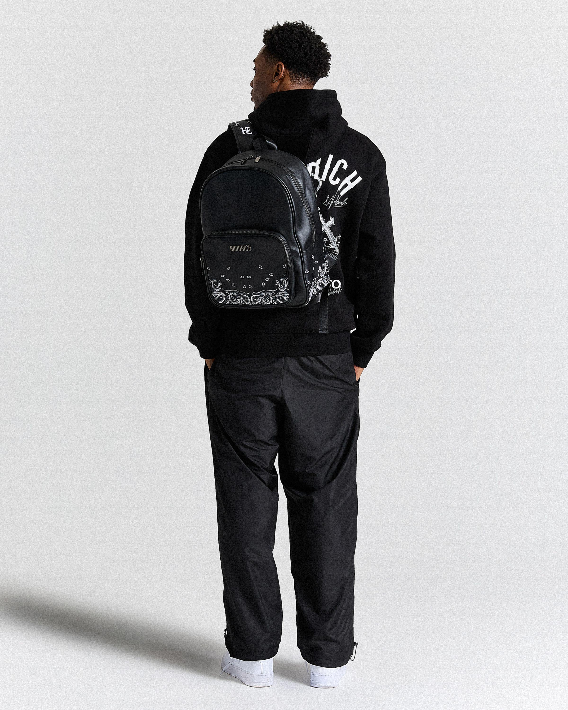 Motif Backpack - Black/White - Image 6