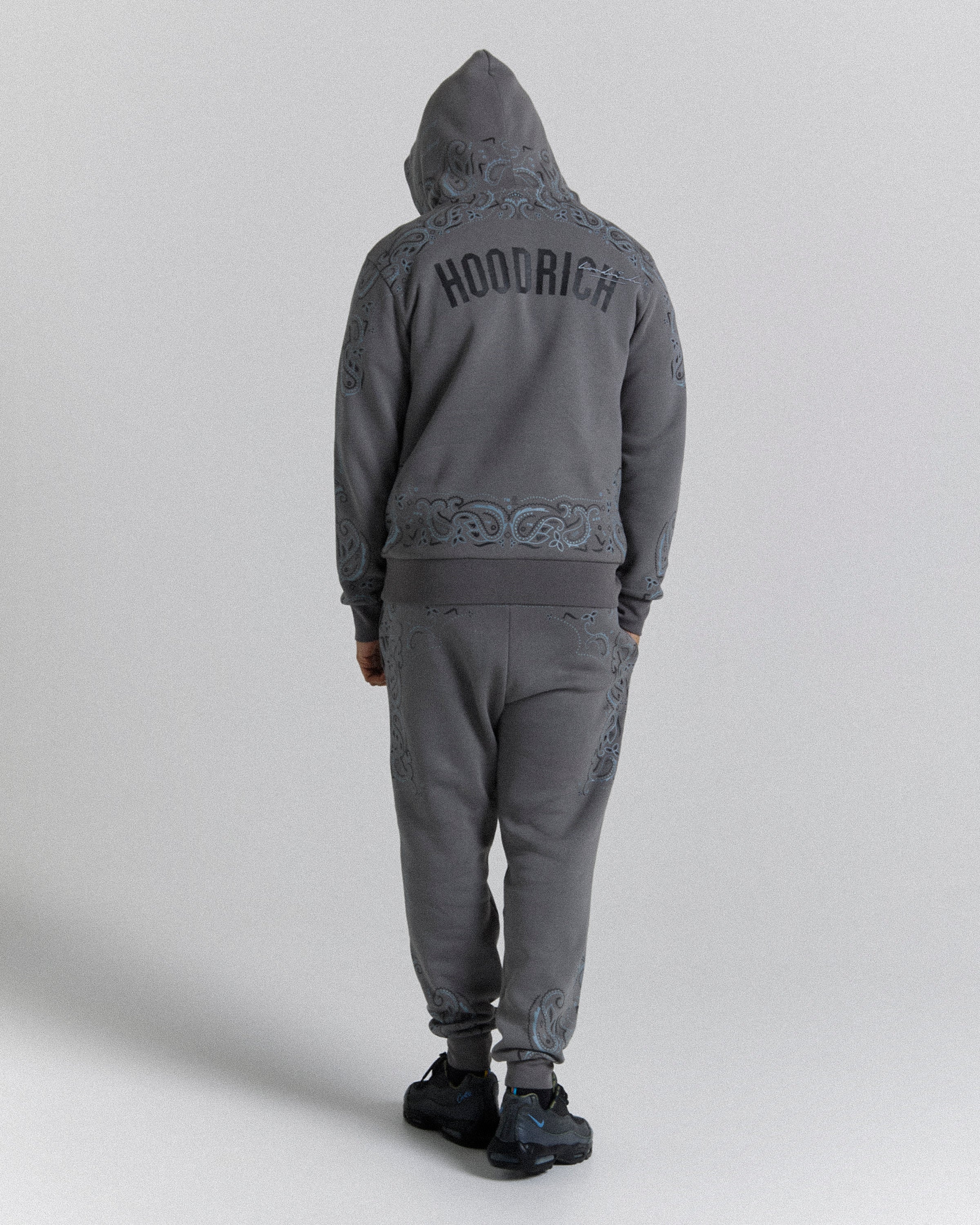 Motif Hoodie - Dark Grey/Black - Image 4