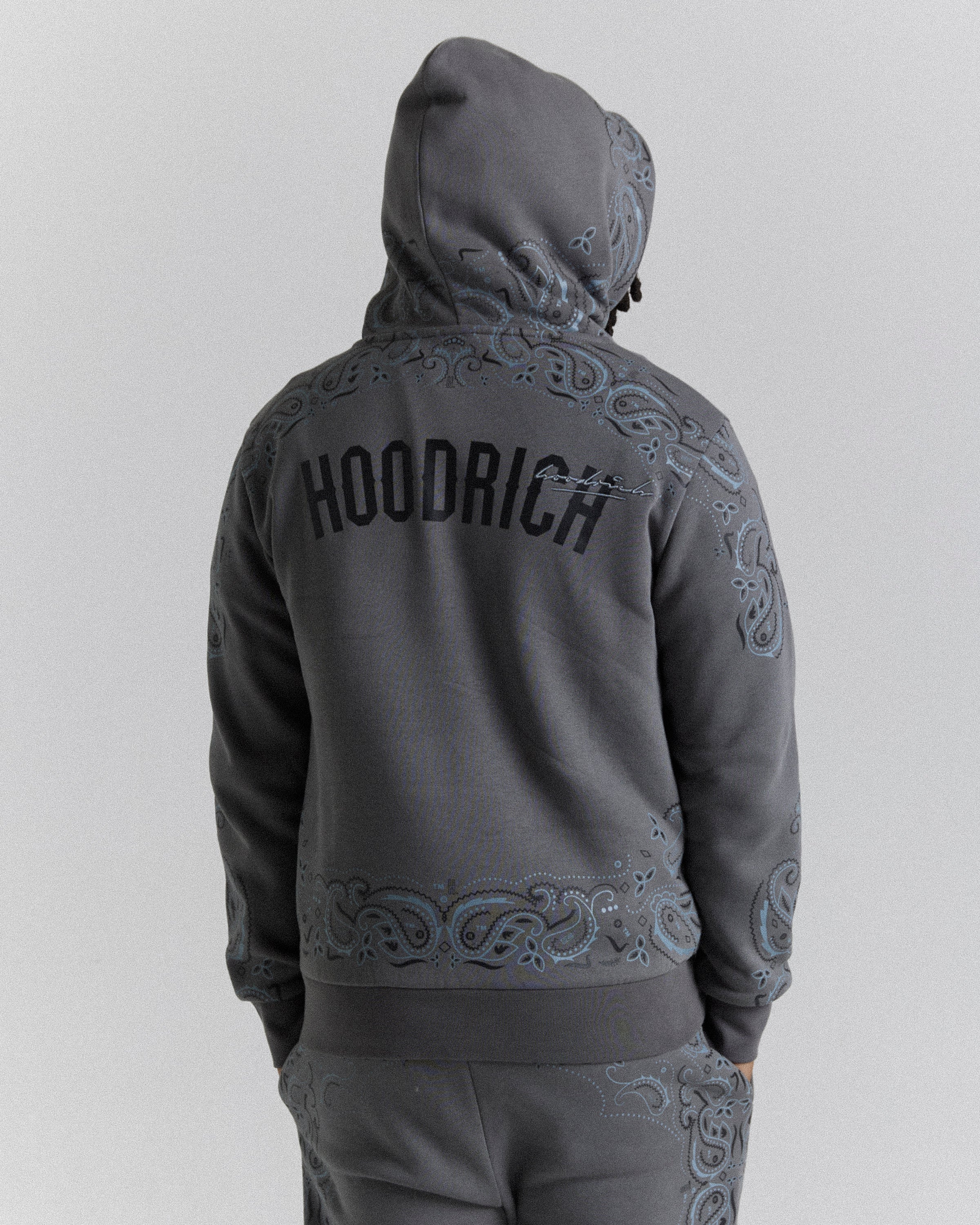 Motif Hoodie - Dark Grey/Black - Image 5