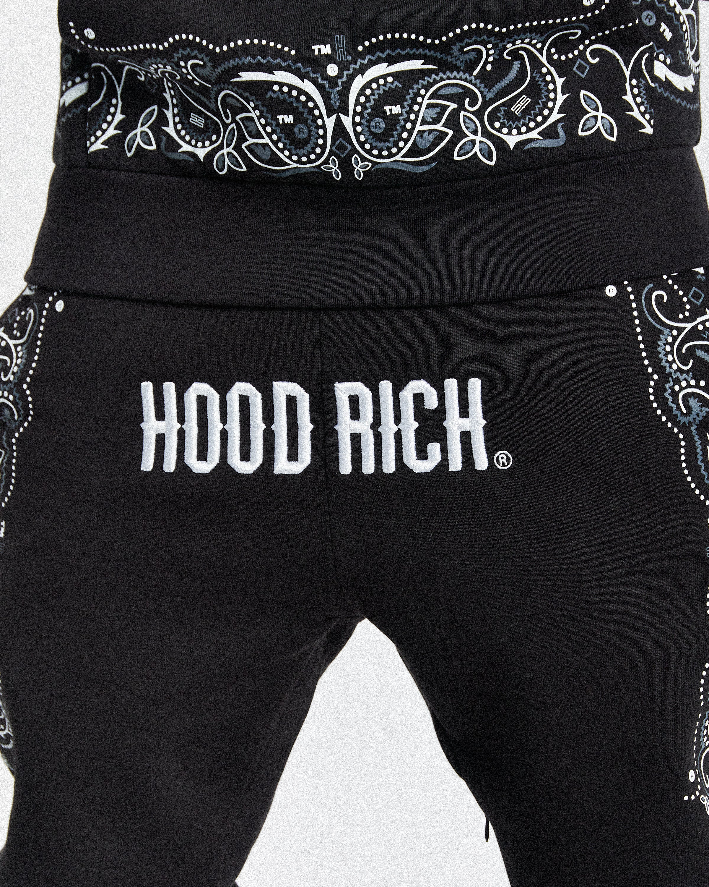 Motif Joggers - Black/White/Grey - Image 8