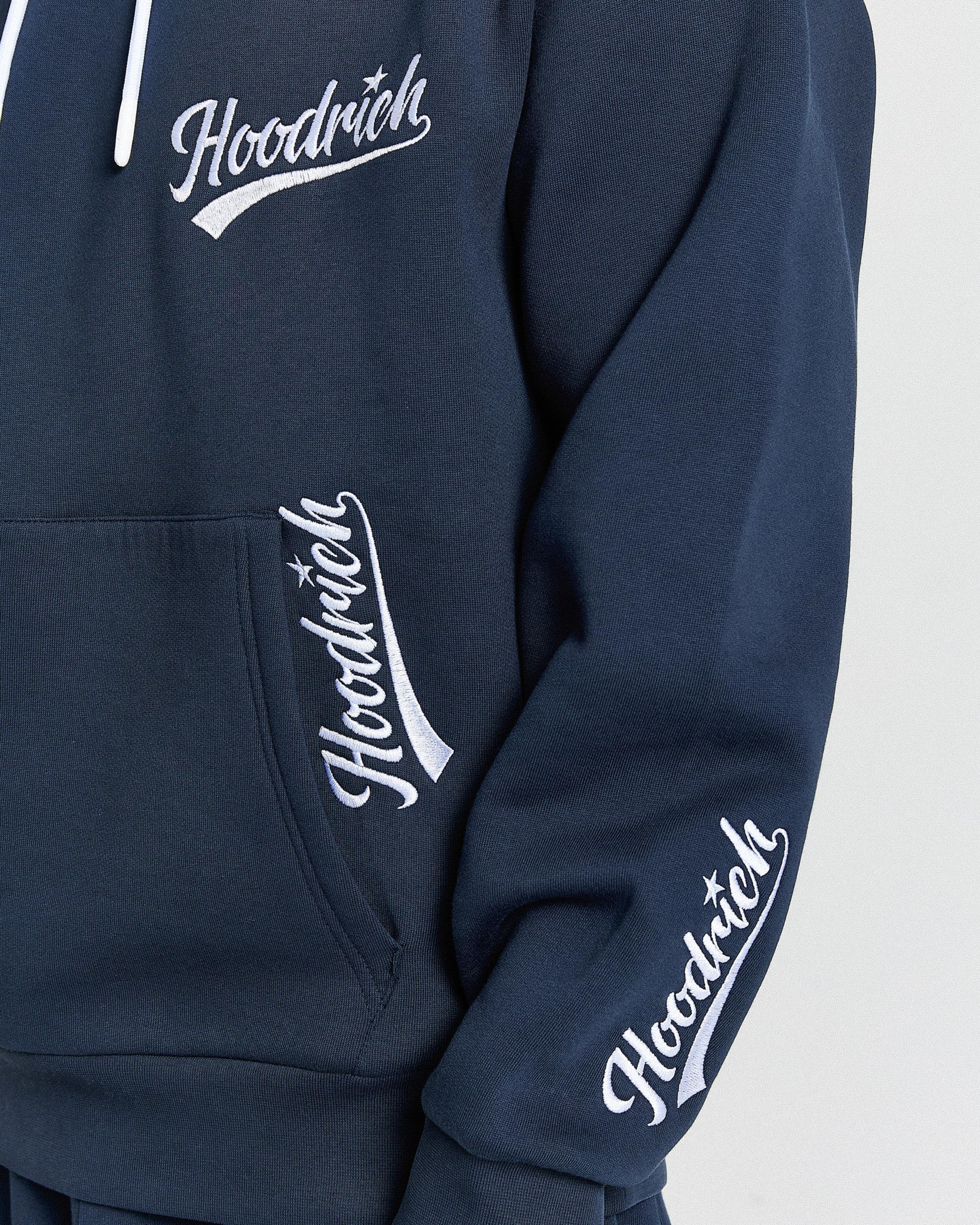 Multi Stade Oversized Hoodie - Navy/White - Image 8