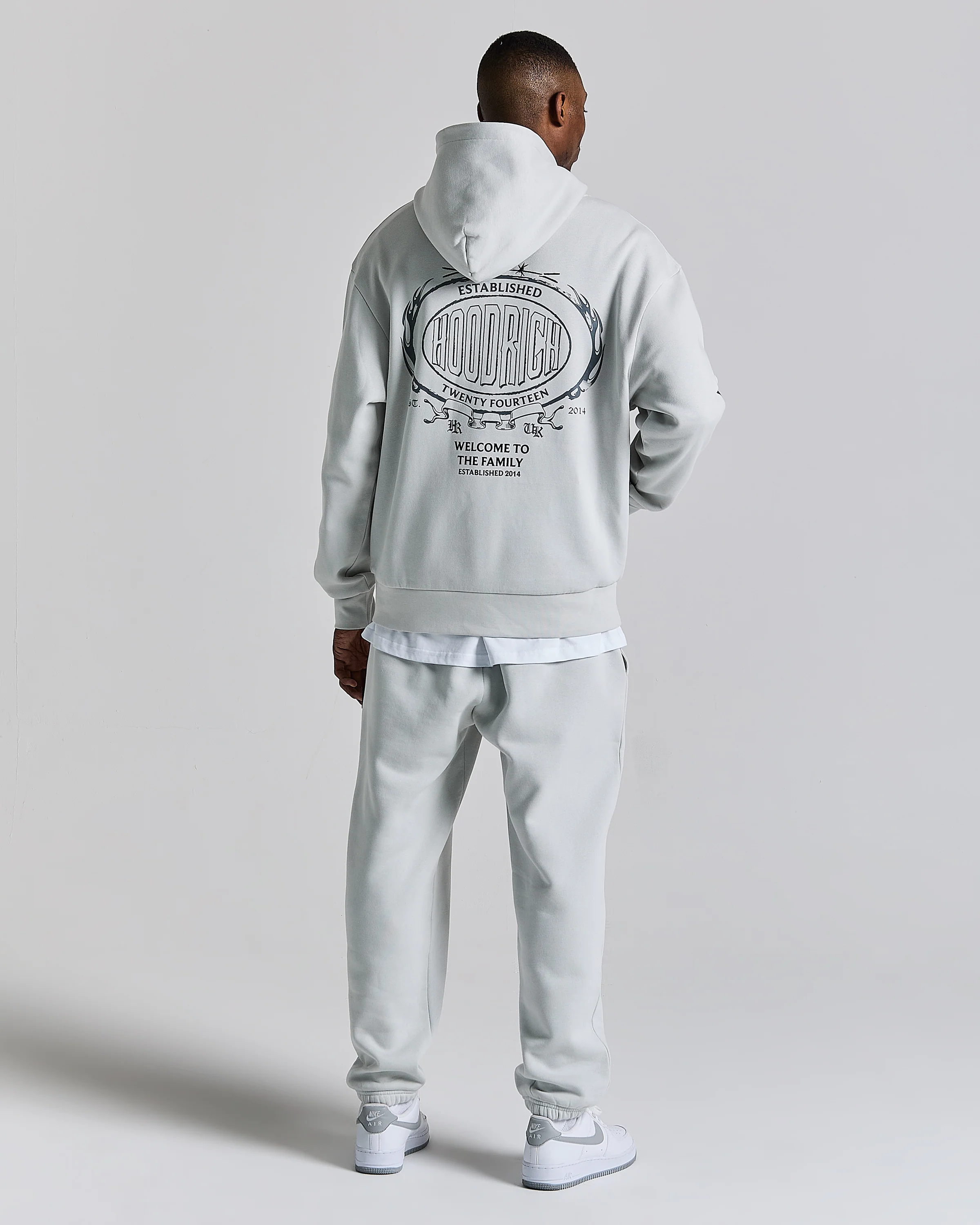 Noir Oversized Jogger - Light Grey/Black - Image 4