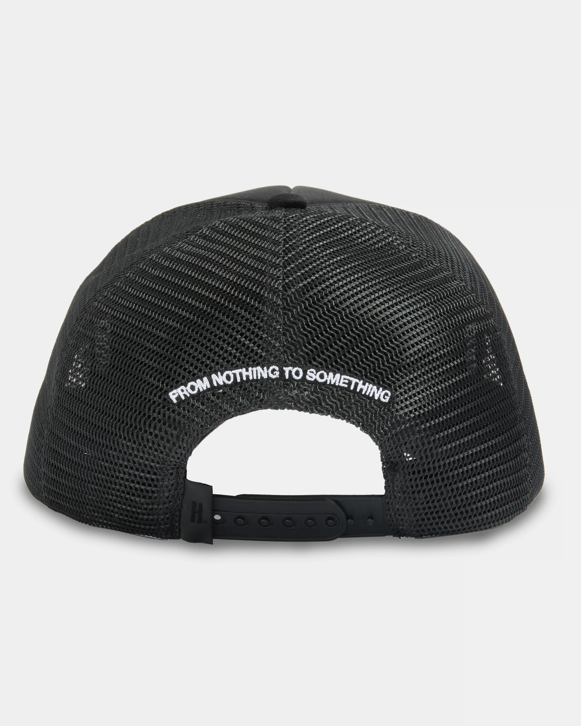 Noir Trucker Cap - Black/White - Image 3