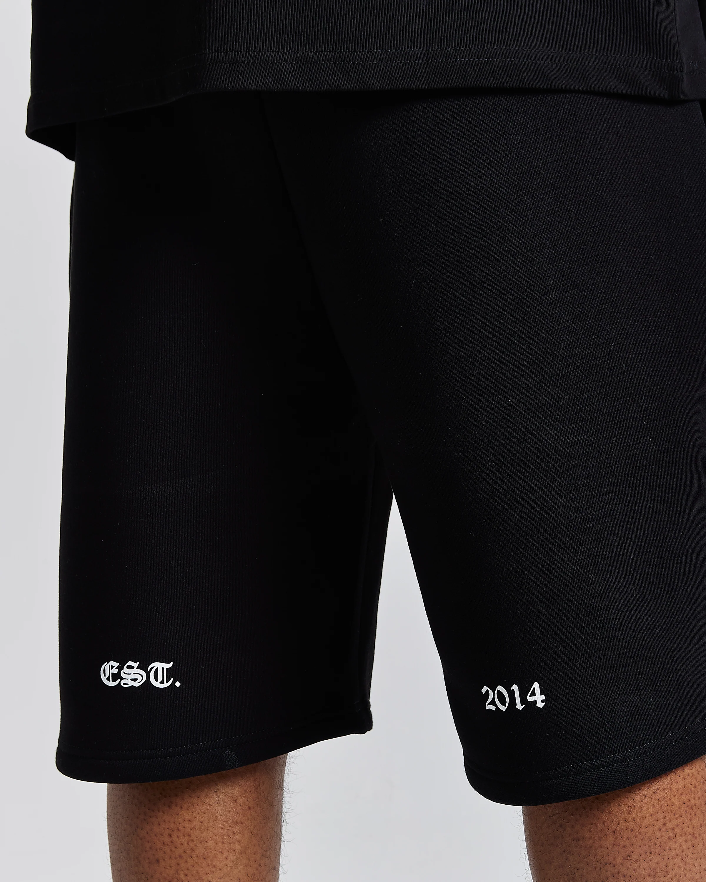 Noir Oversized Shorts - Black/Grey/Blue - Image 5