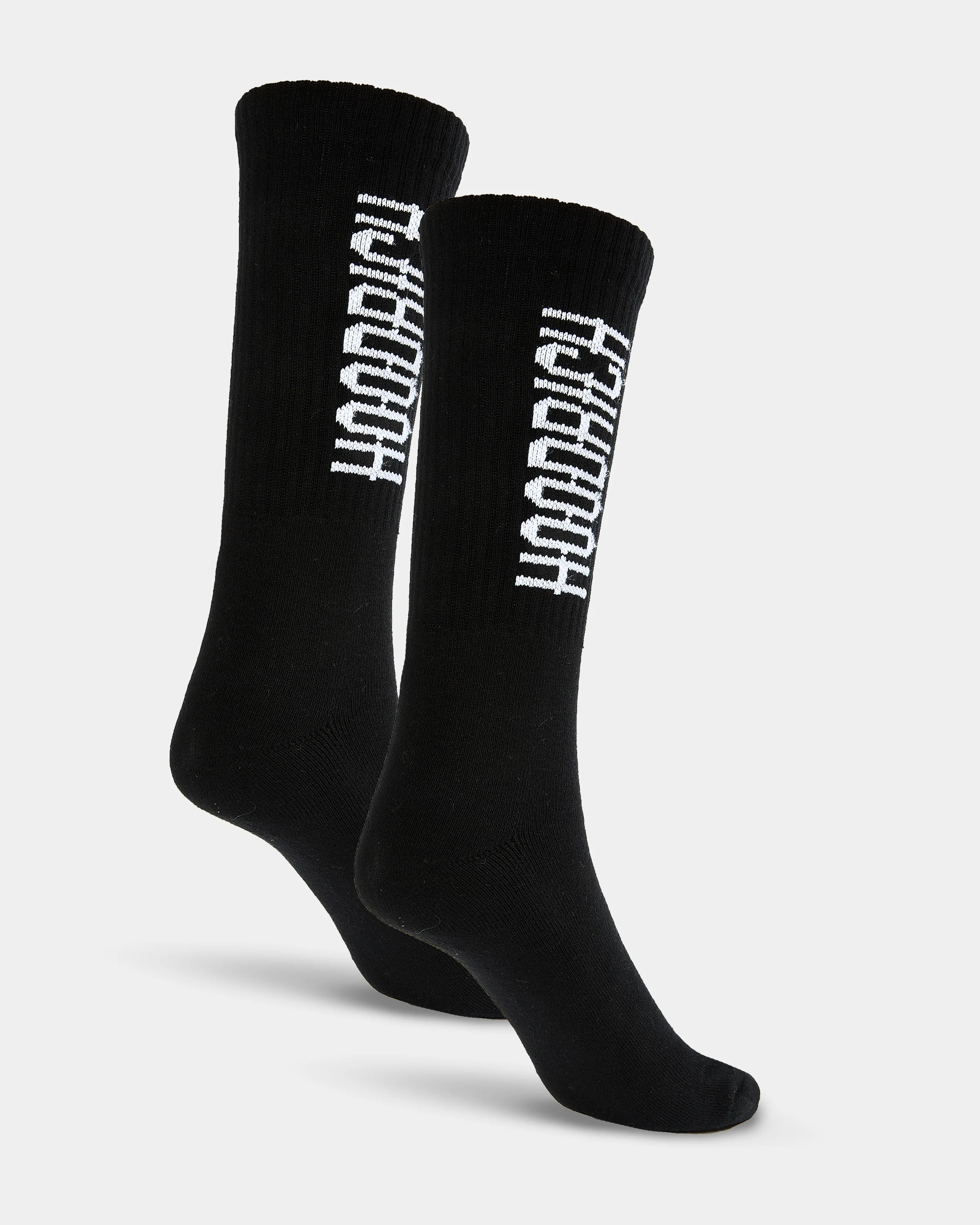 OG Core 3 Pack Crew Socks - Black/White - Image 4