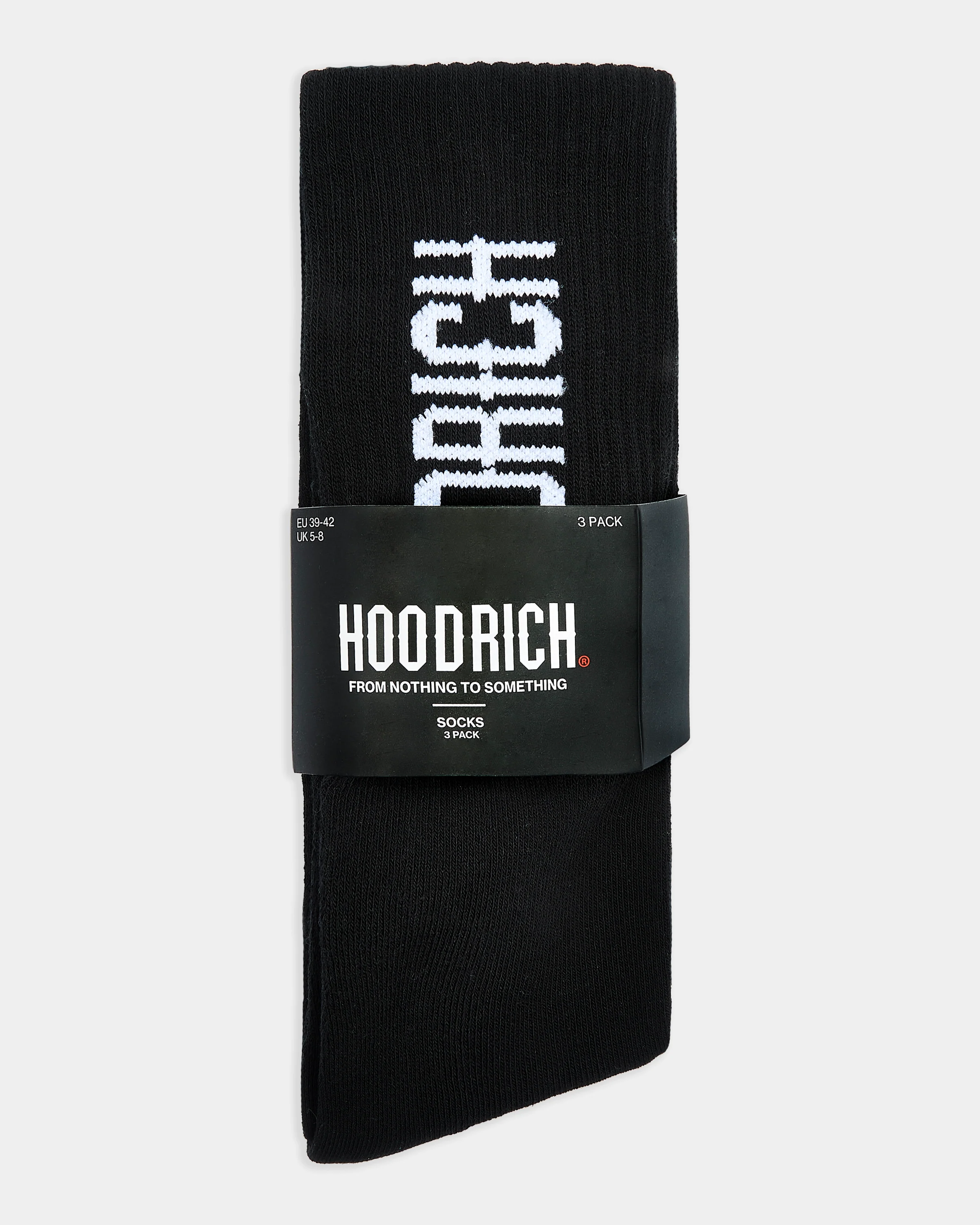 OG Core 3 Pack Crew Socks - Black/White - Image 5