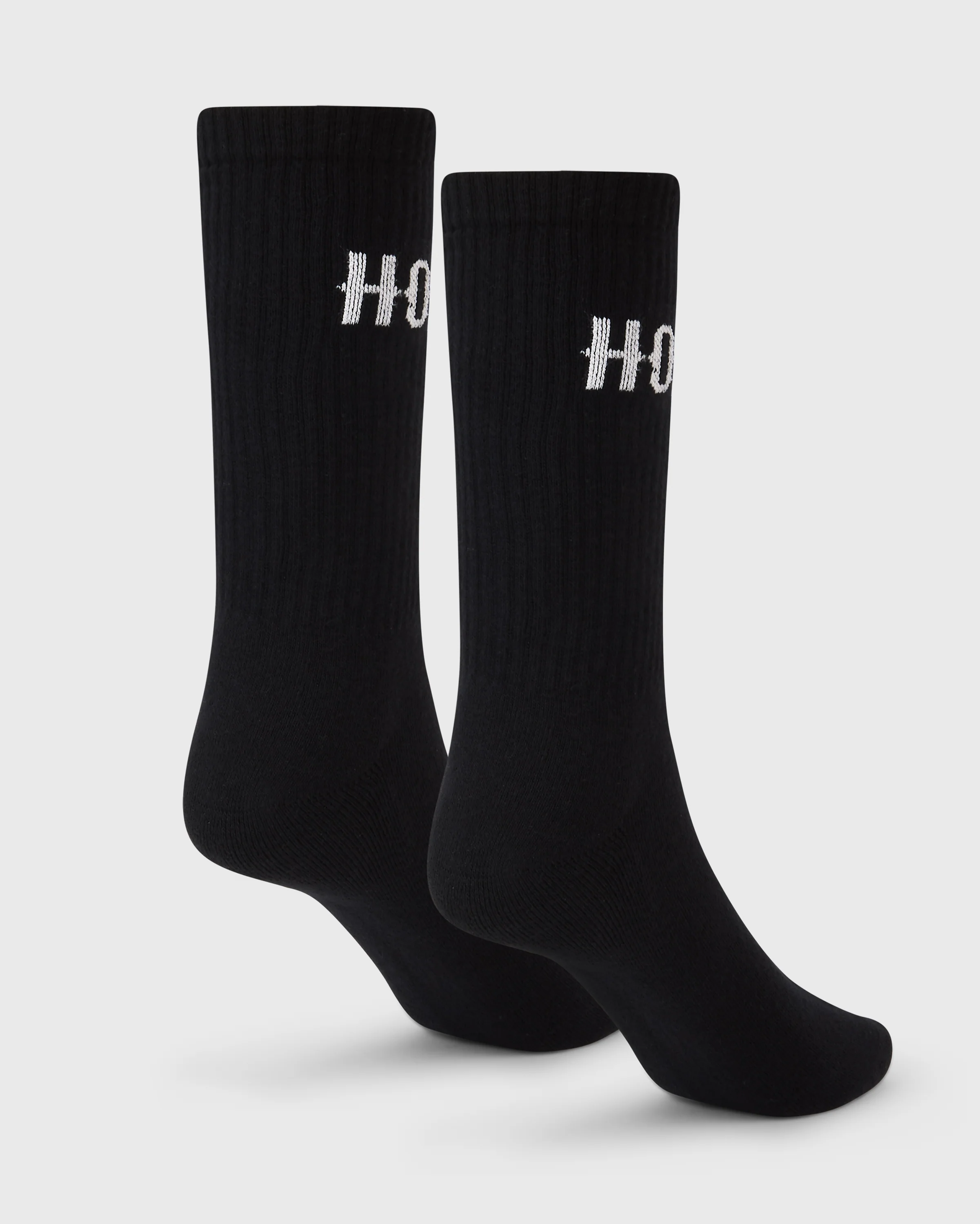 OG Core 3 Pack Crew Socks - Black/White - Image 3