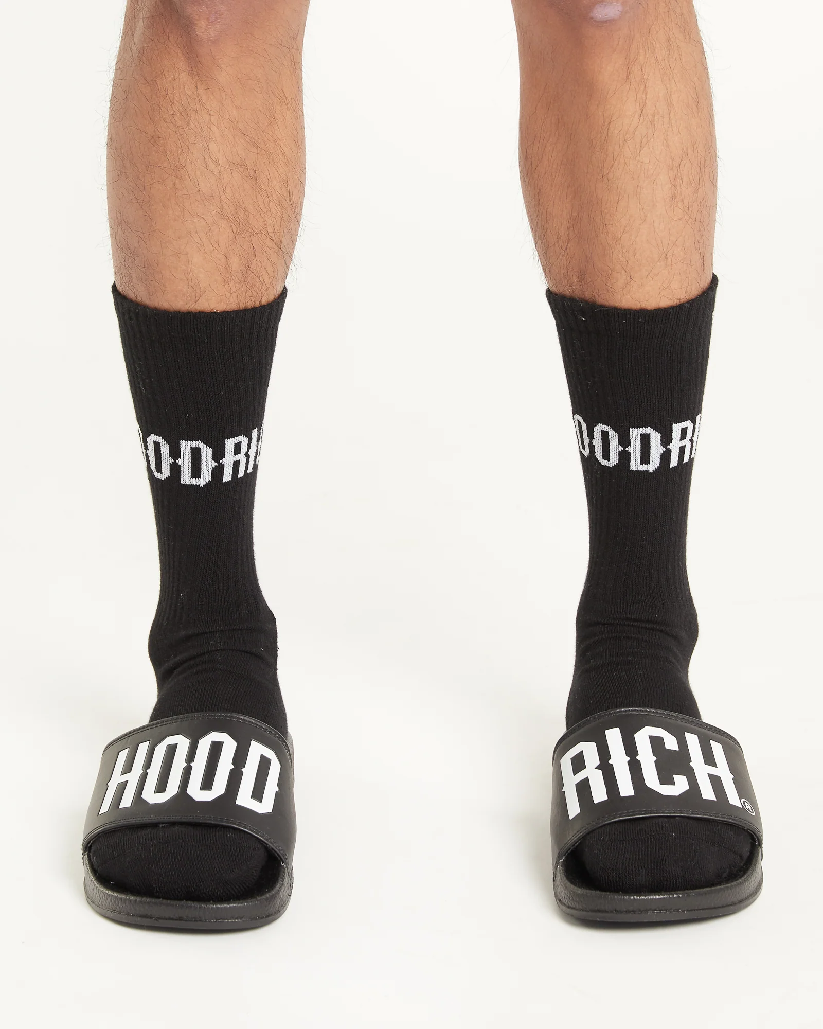 OG Core 3 Pack Crew Socks - Black/White - Image 8