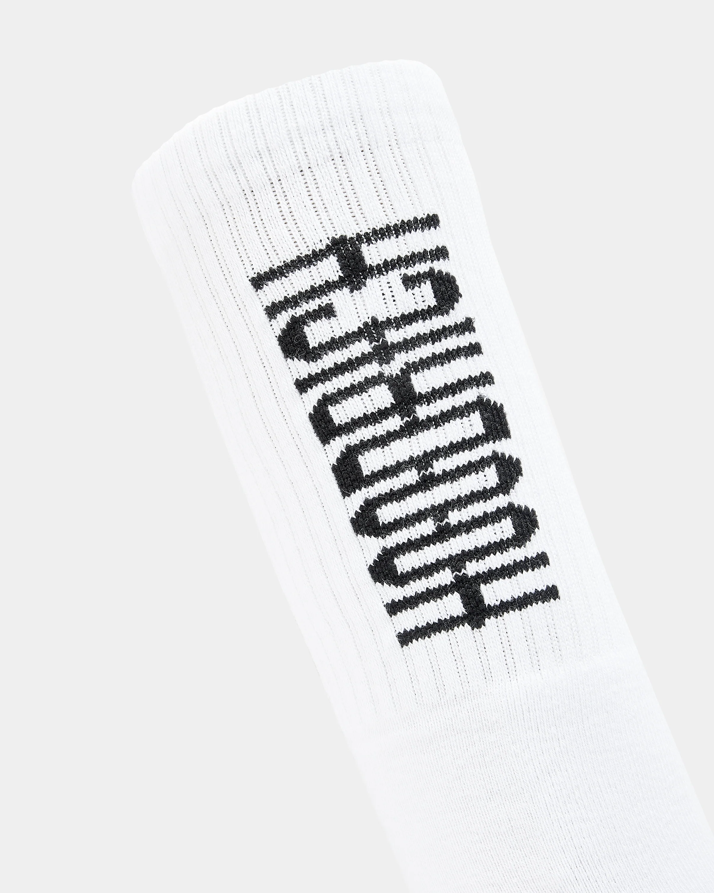 OG Core 3 Pack Crew Socks - White/Black - Image 3
