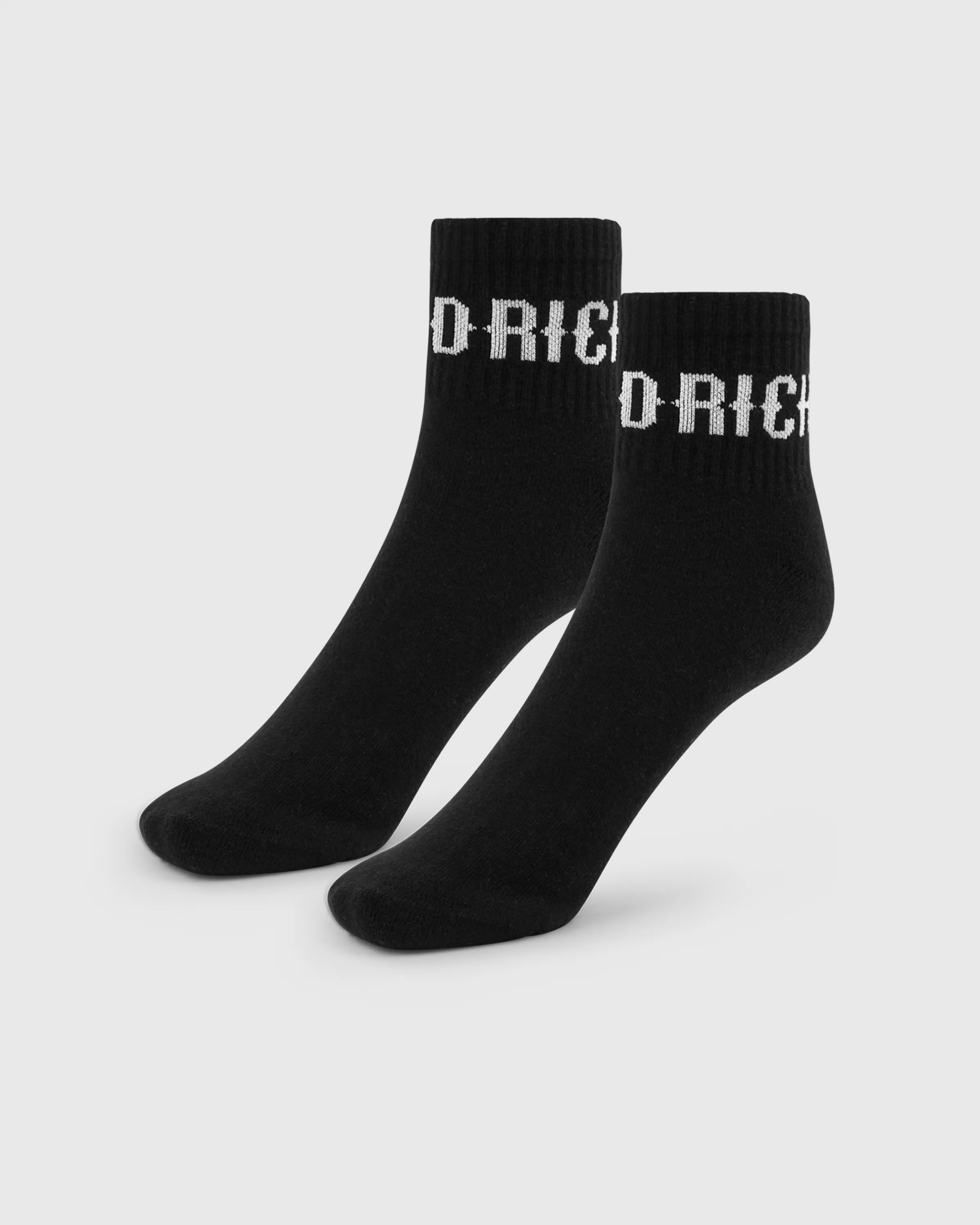OG Core 3 Pack Quarter Socks - Black/White - Image 6