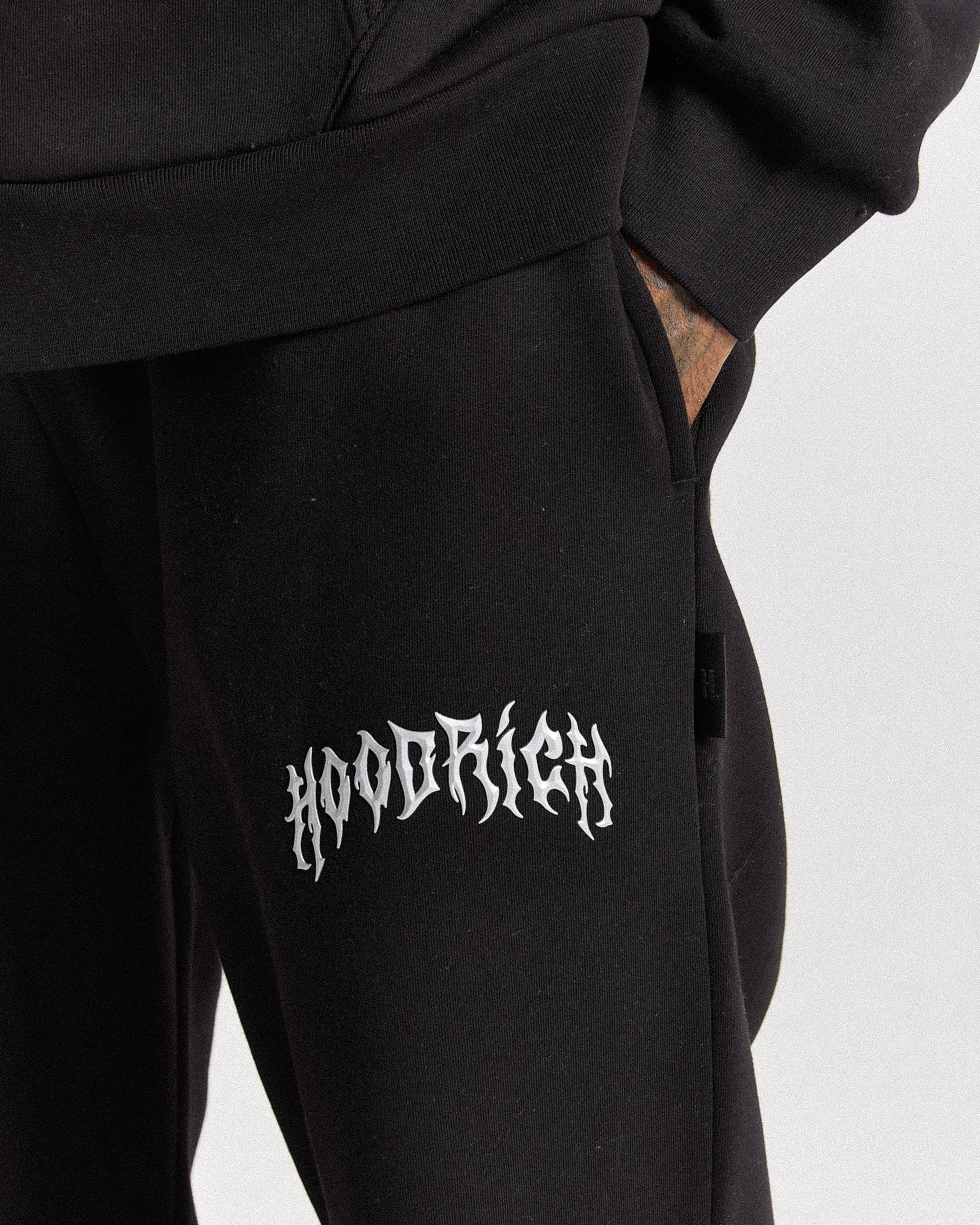 Midnight Oversized Jogger - Black/Chromatic - Image 3