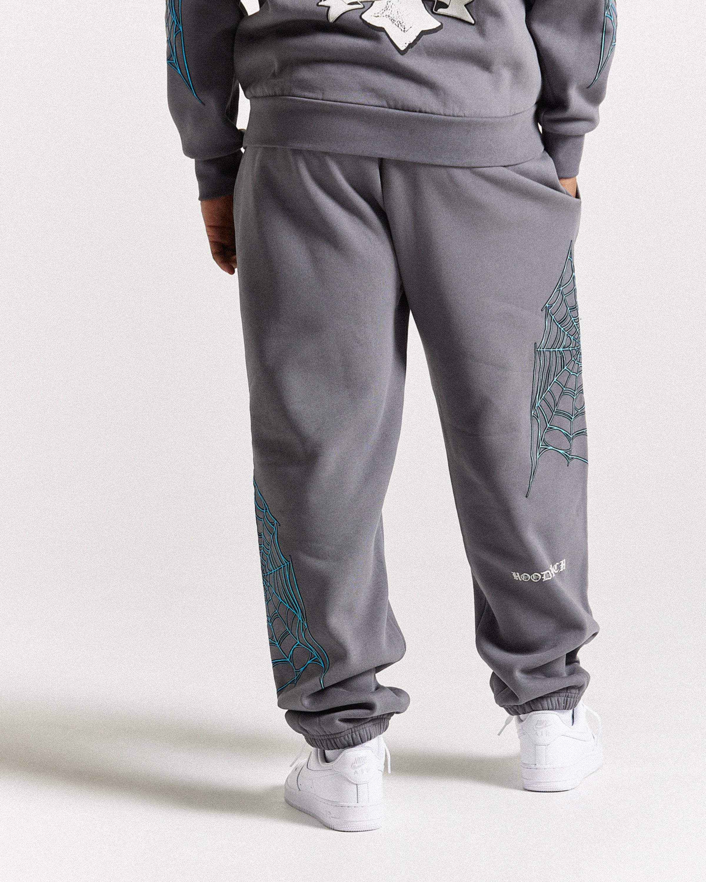 Cross Oversized Joggers - Grey/Blue - Image 6