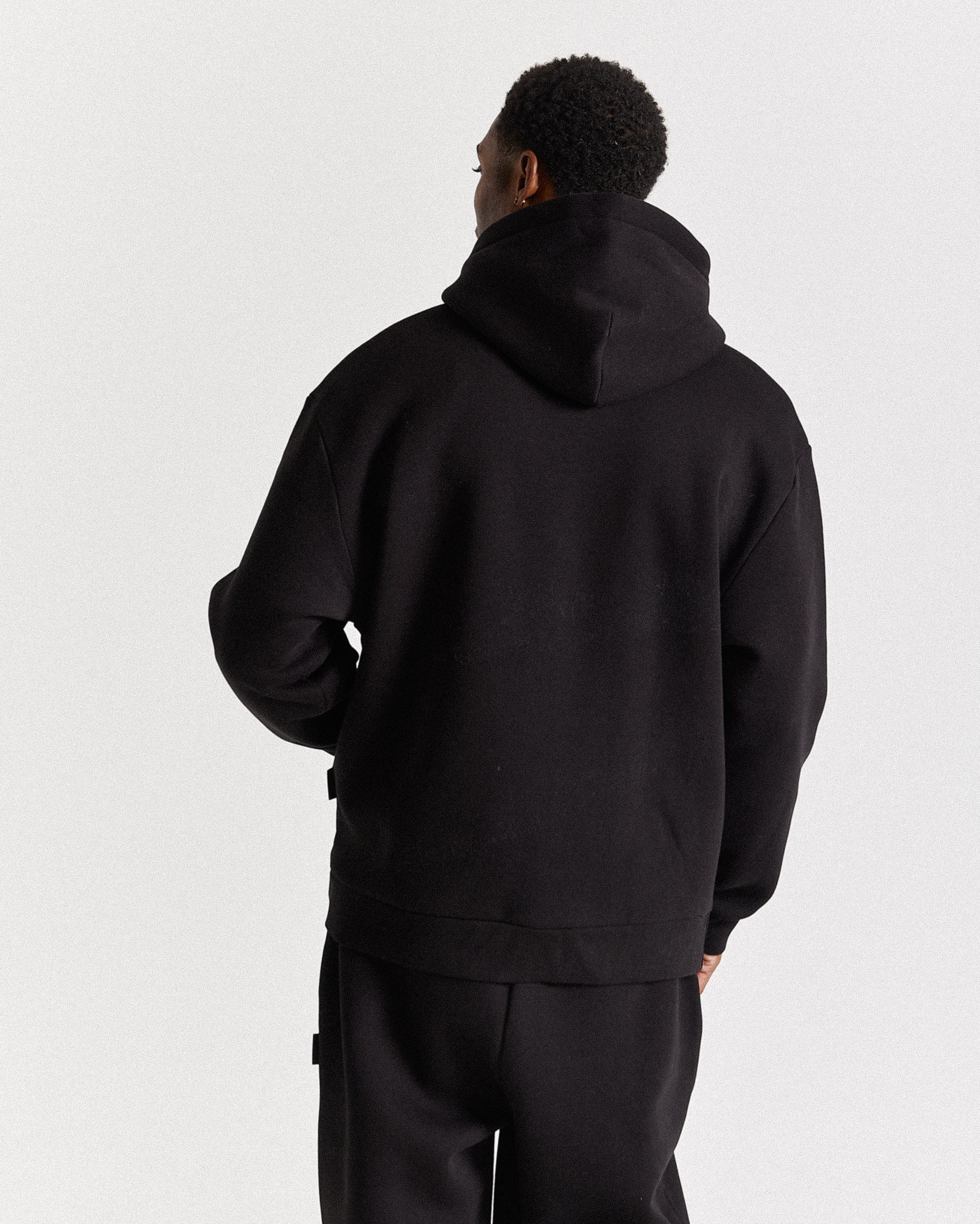 Midnight Oversized Hoodie - Black/Chromatic - Image 3