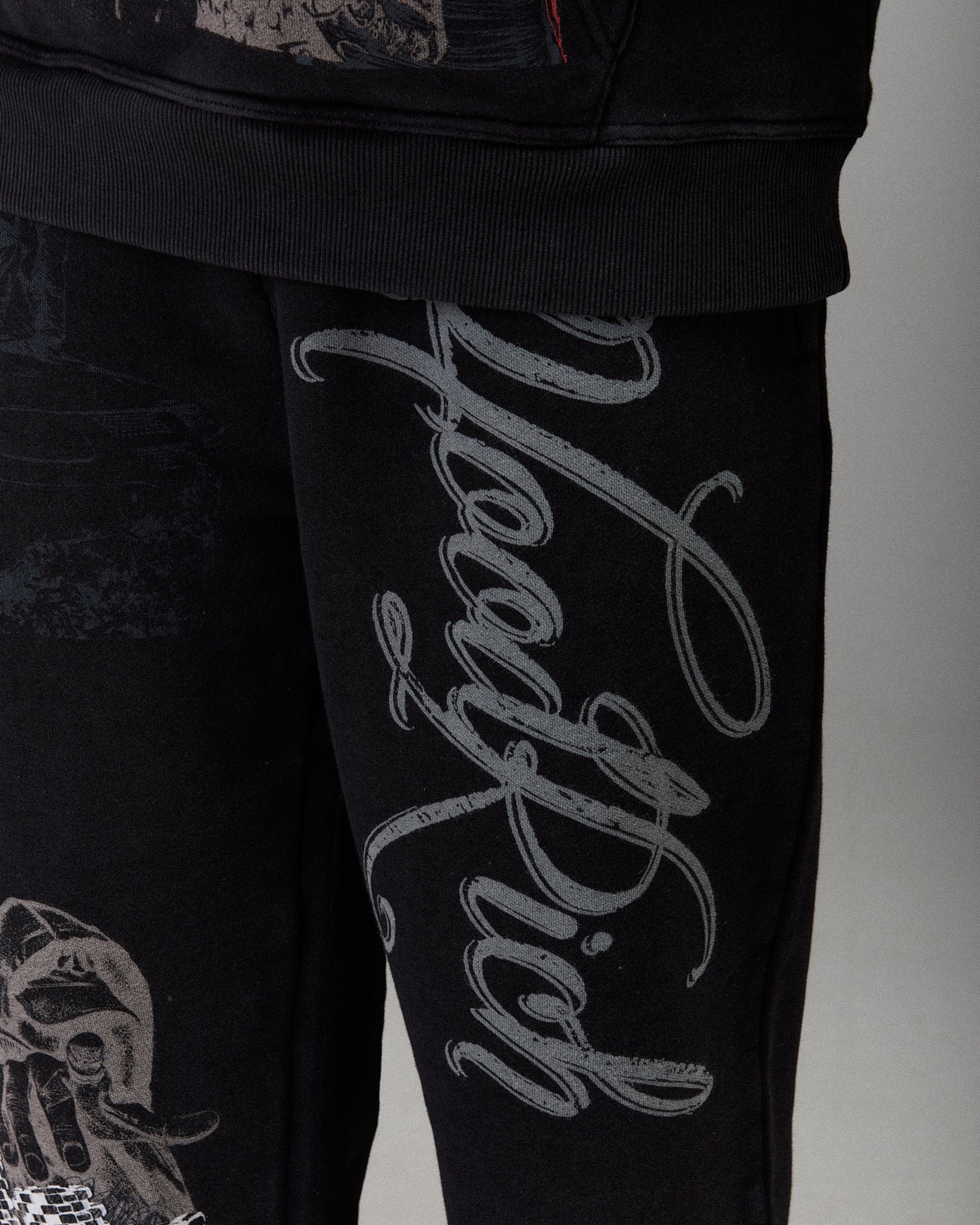 The Winner's Circle Oversized Jogger - Black Wash - Image 5