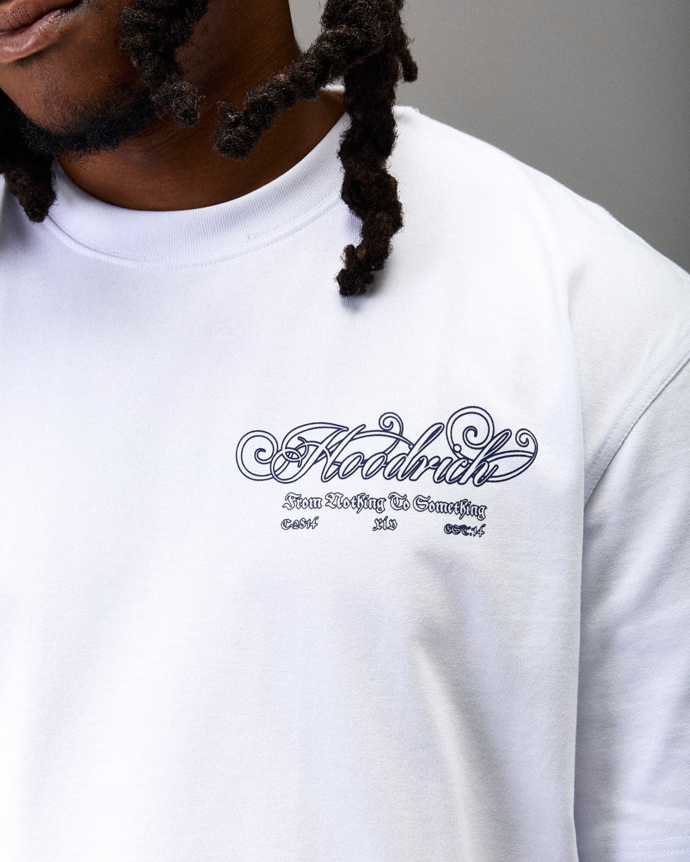 The Winner's Circle Oversized T-Shirt - White/Blue - Image 10