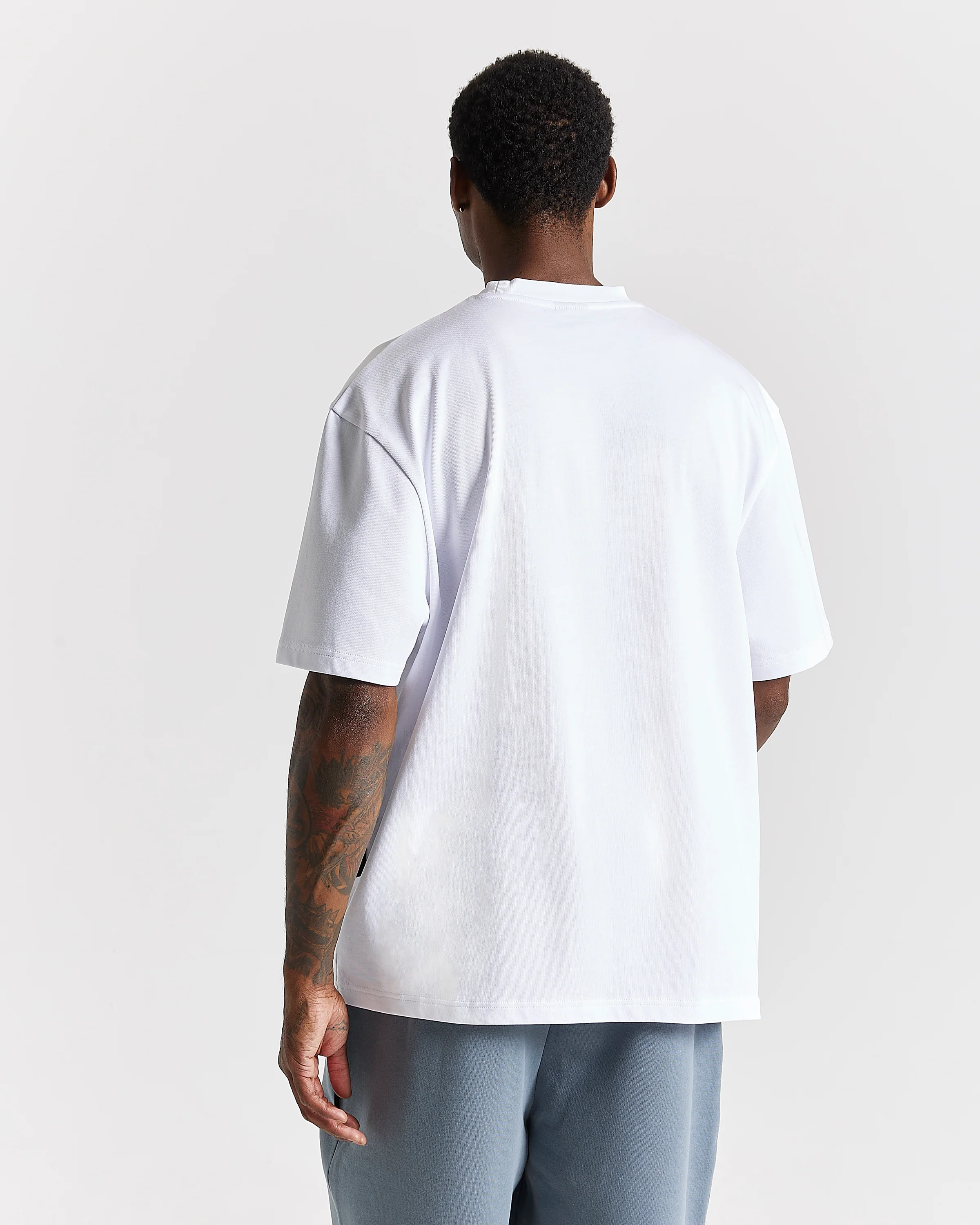 Ice Gold Oversized T-Shirt - White/Green - Image 4