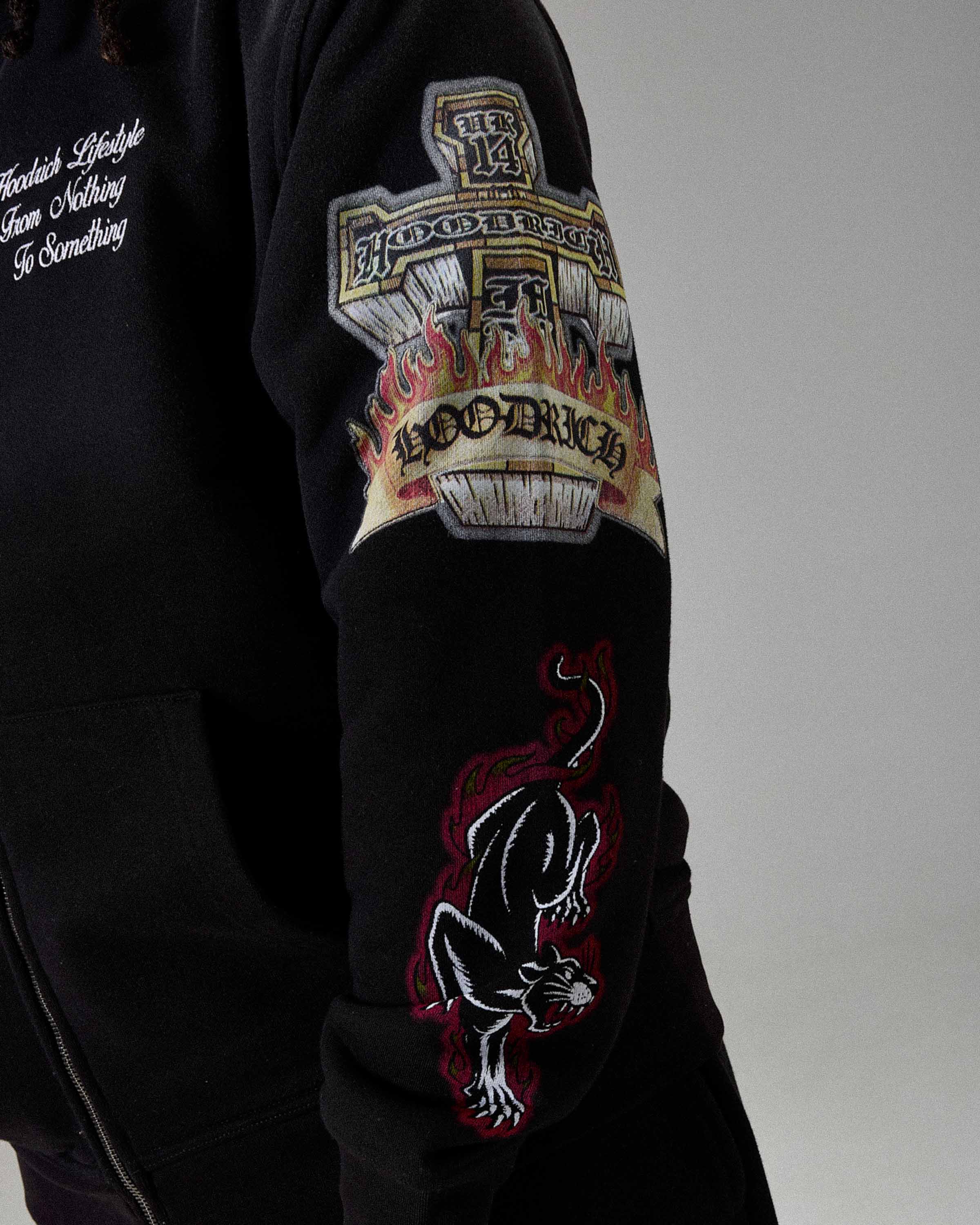 The Winner's Circle Phase Oversized Zip Hoodie - Black - Image 13