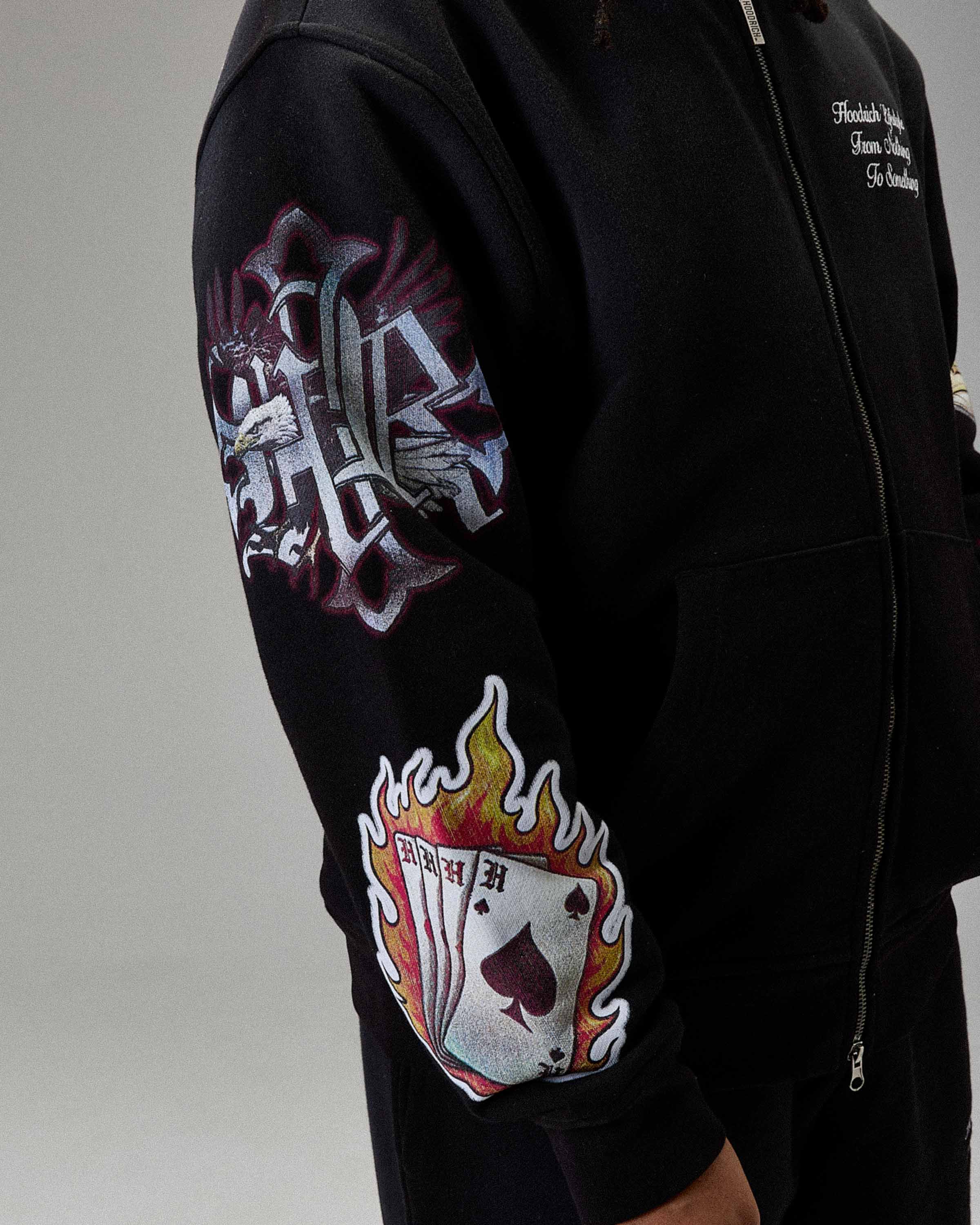 The Winner's Circle Phase Oversized Zip Hoodie - Black - Image 15