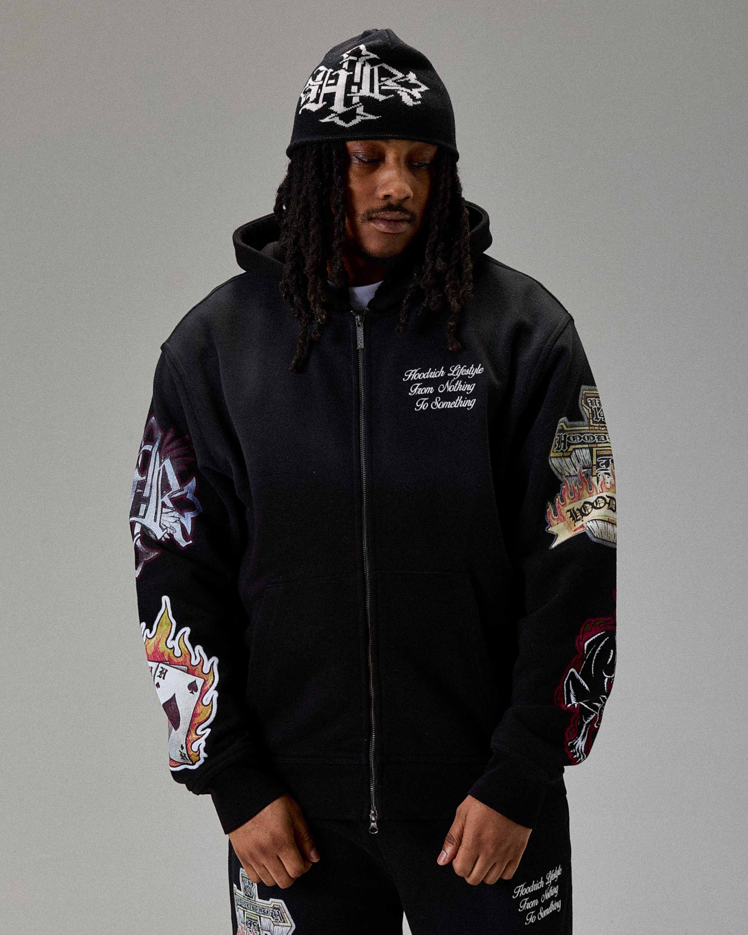 The Winner's Circle Phase Oversized Zip Hoodie - Black - Image 16