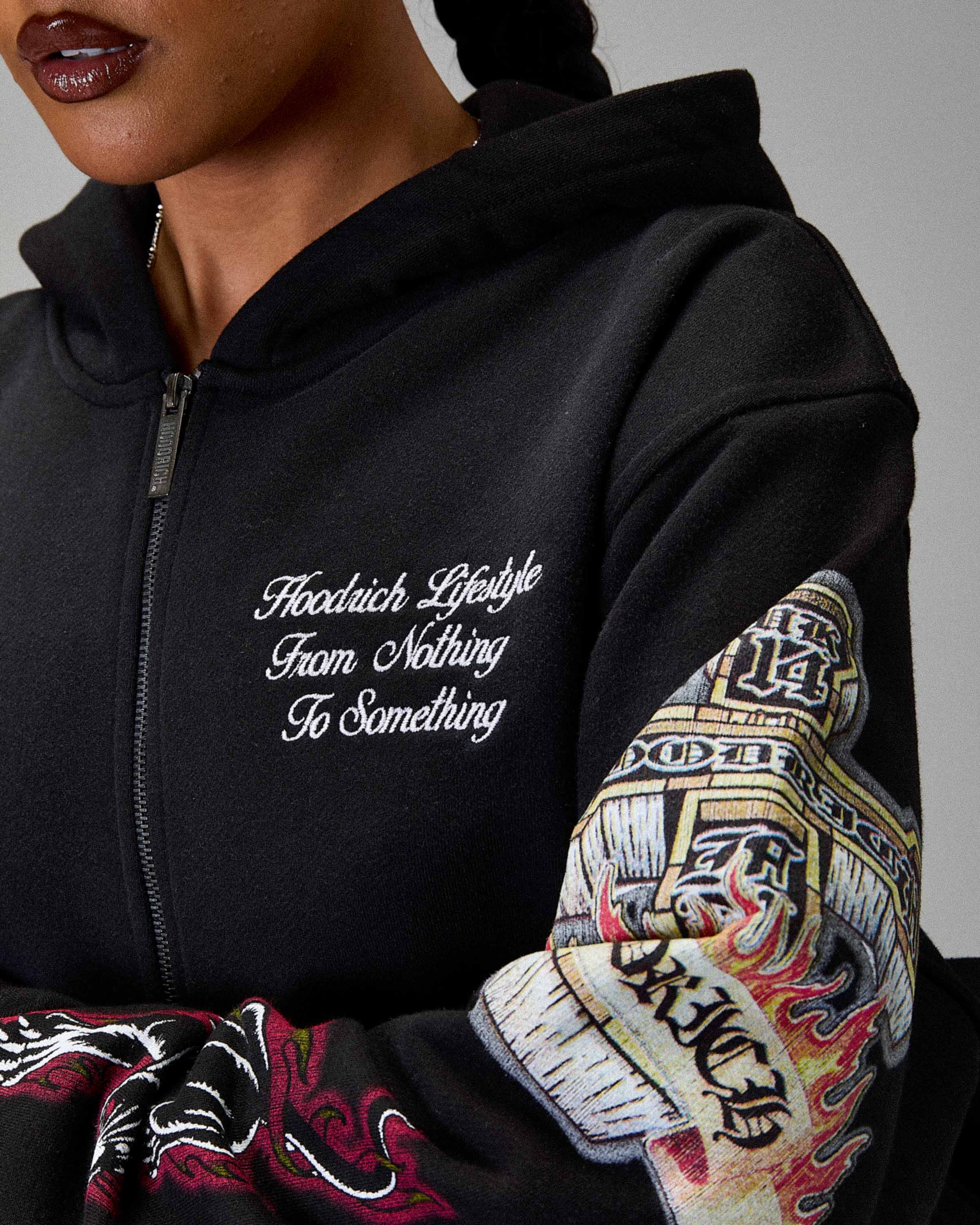 The Winner's Circle Phase Oversized Zip Hoodie - Black - Image 23
