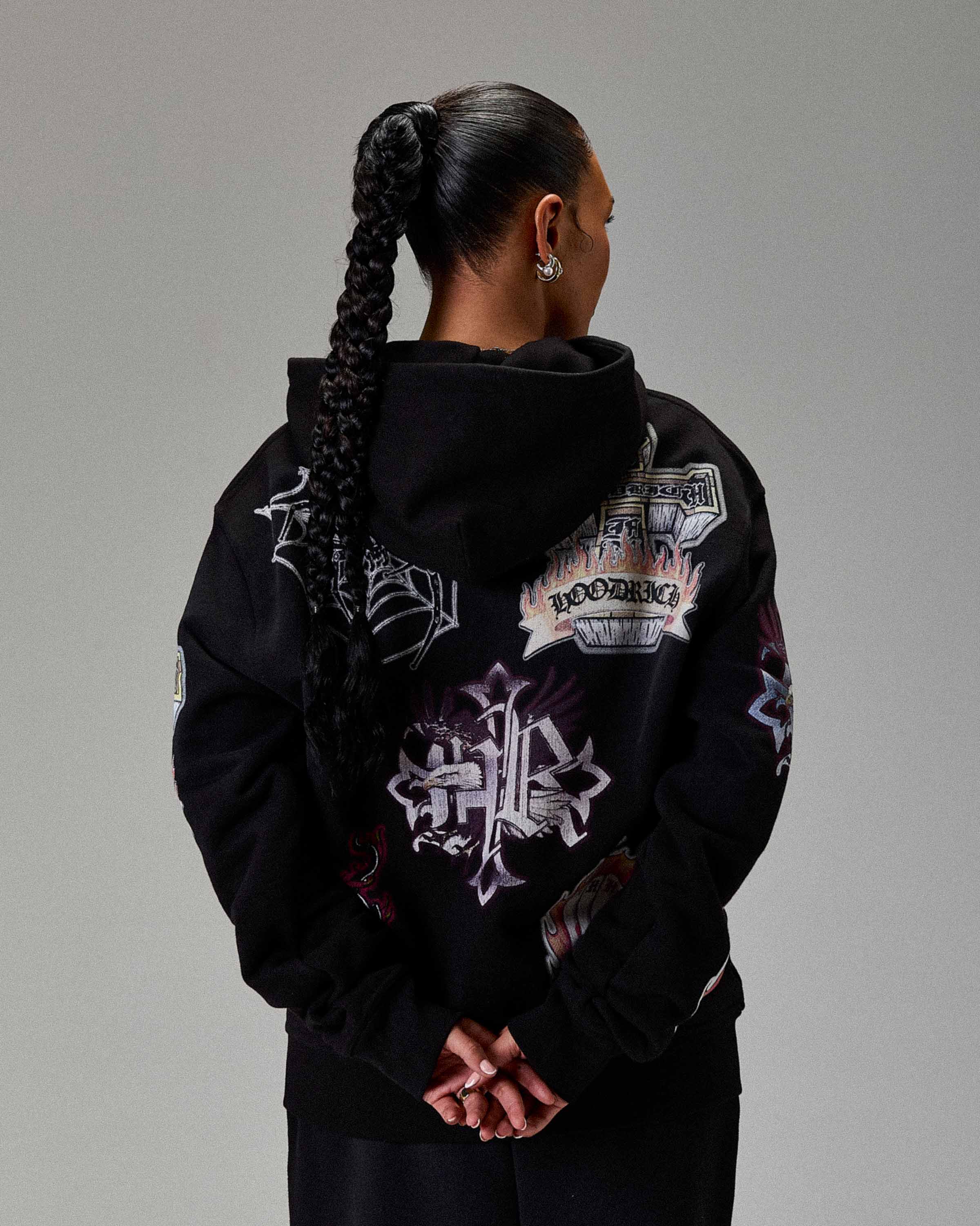The Winner's Circle Phase Oversized Zip Hoodie - Black - Image 24