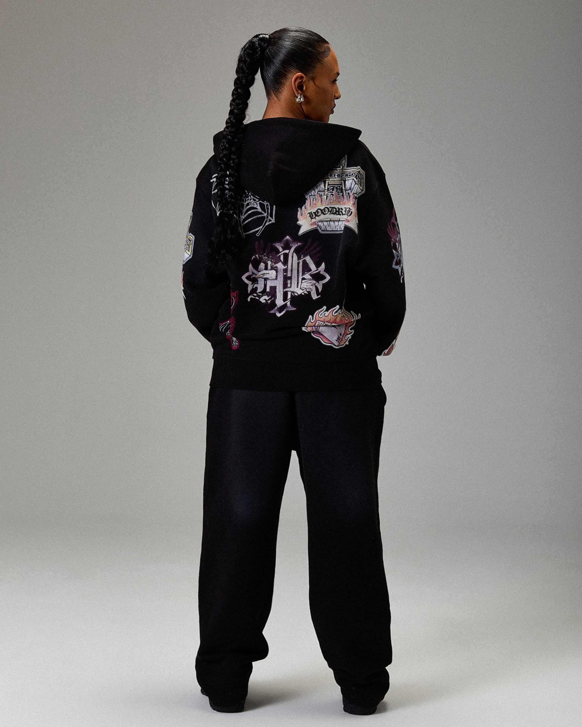 The Winner's Circle Phase Oversized Zip Hoodie - Black - Image 26