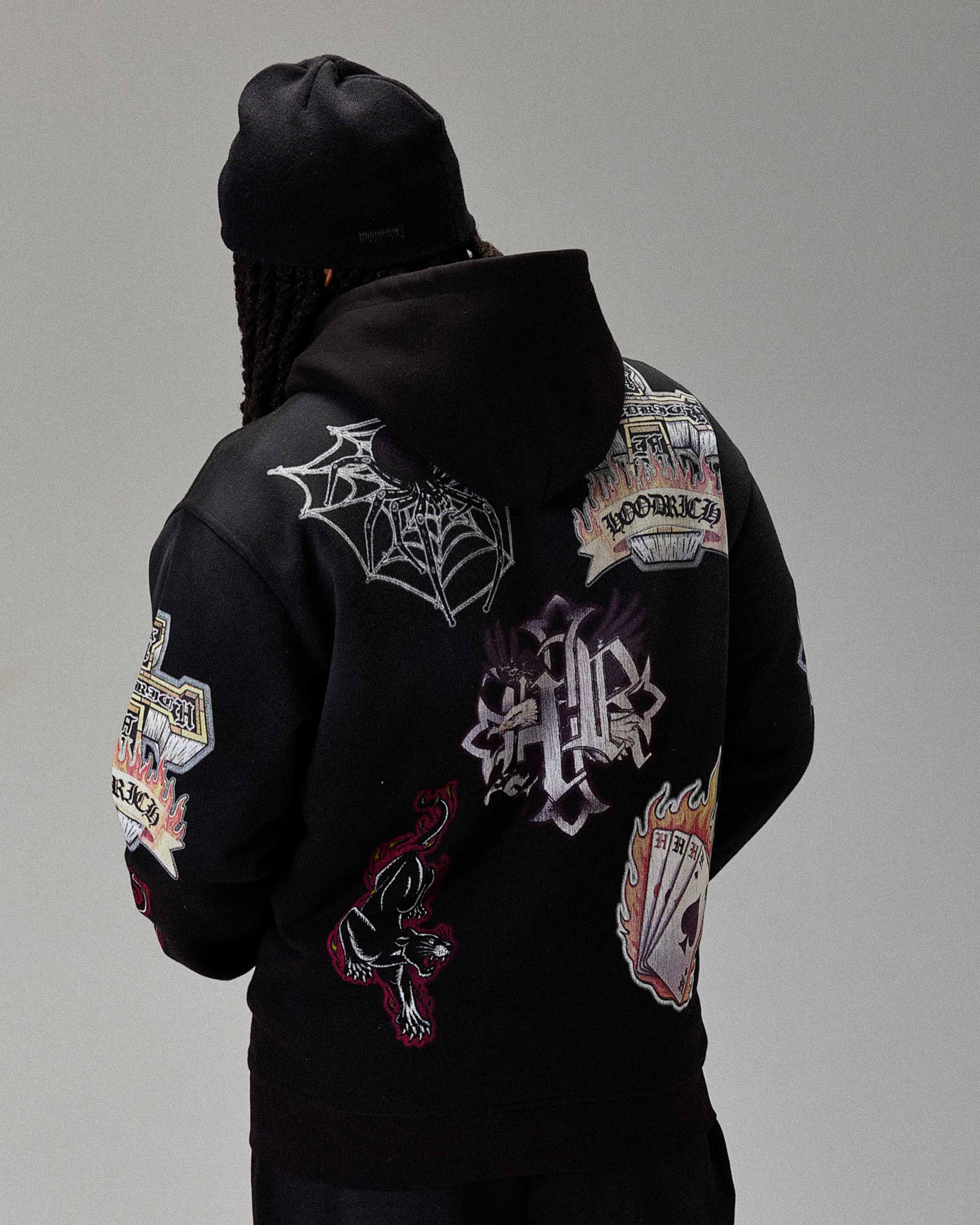 The Winner's Circle Phase Oversized Zip Hoodie - Black - Image 7
