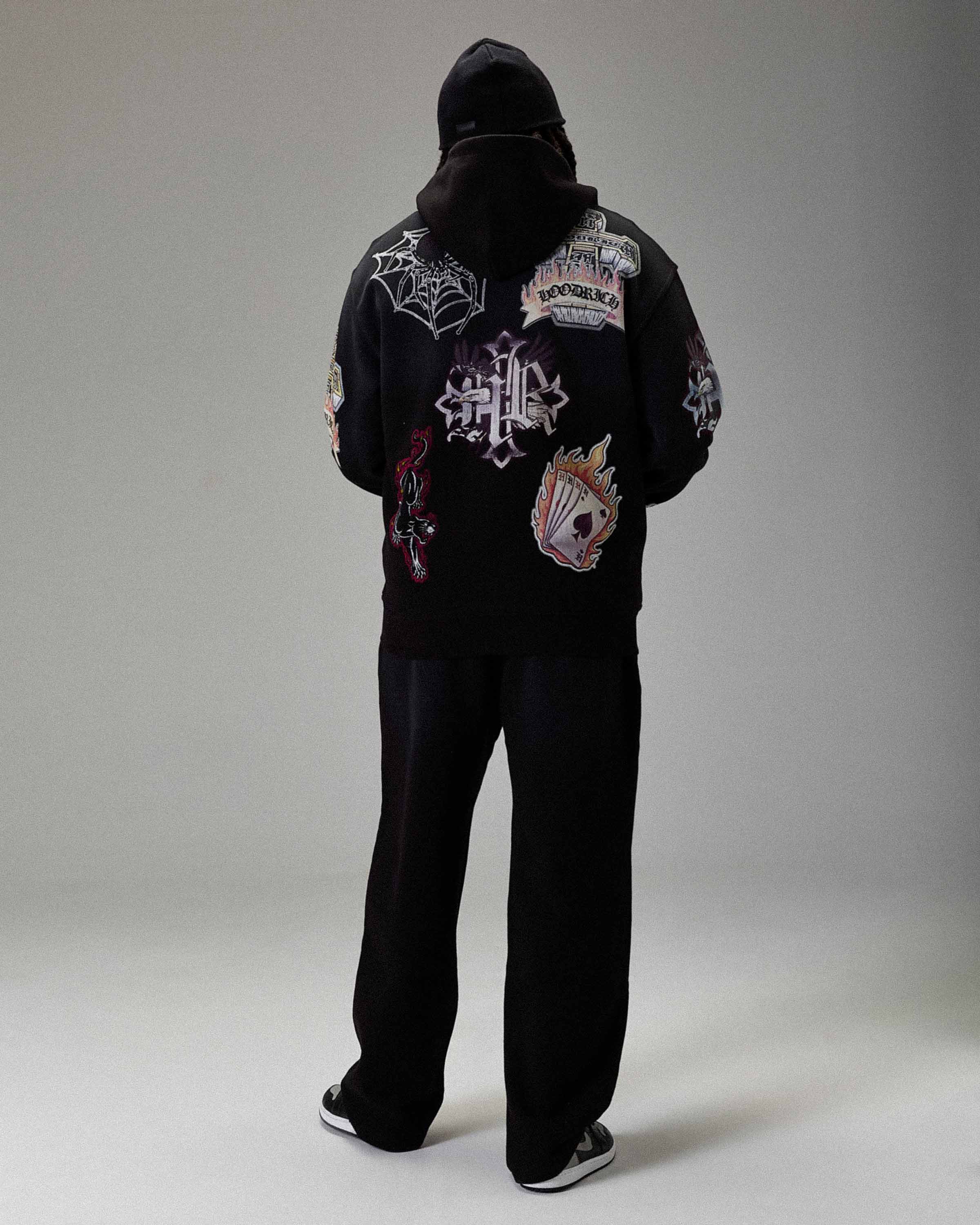 The Winner's Circle Phase Oversized Zip Hoodie - Black - Image 8