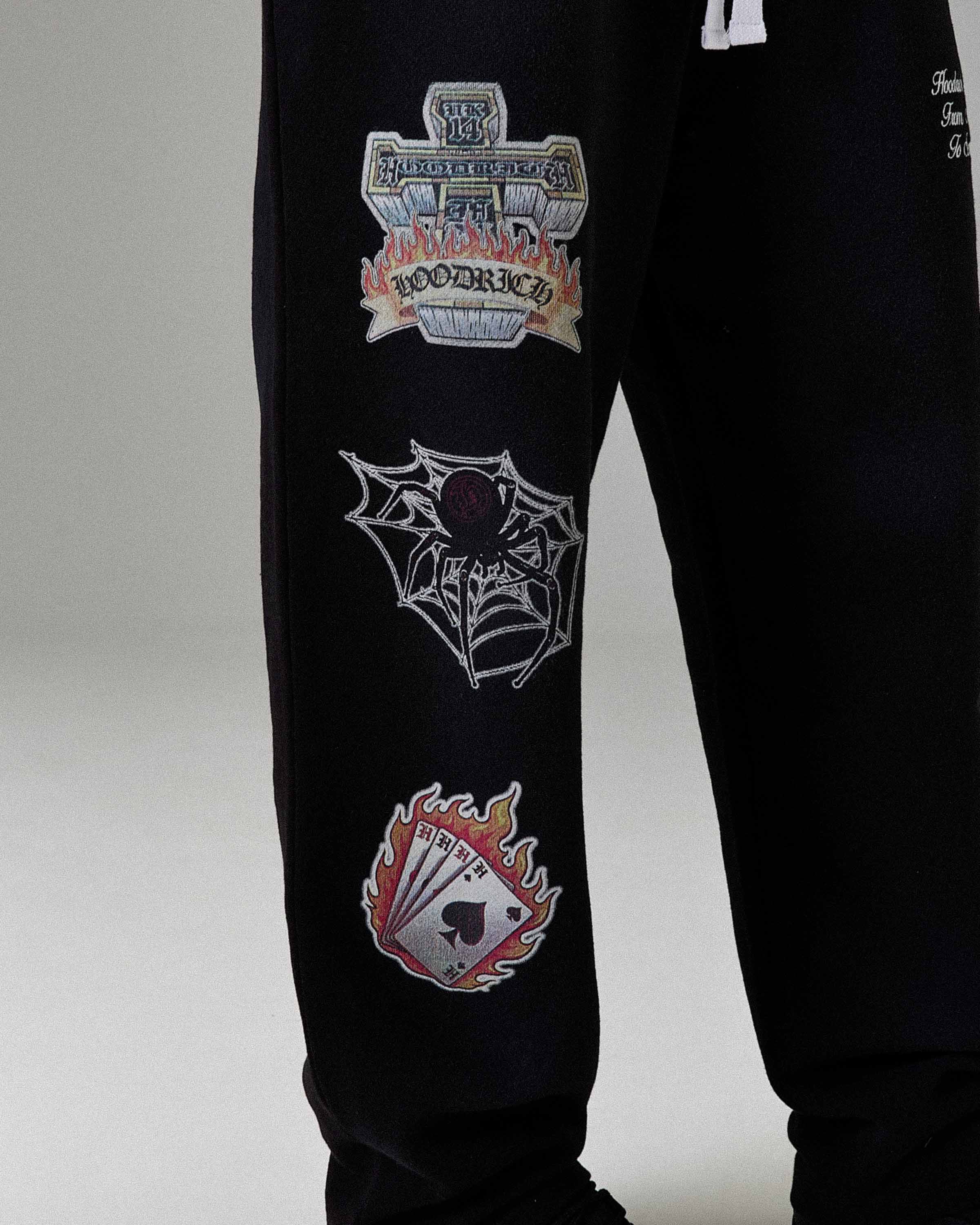 The Winner's Circle Phase Oversized Open Hem Joggers - Black - Image 12