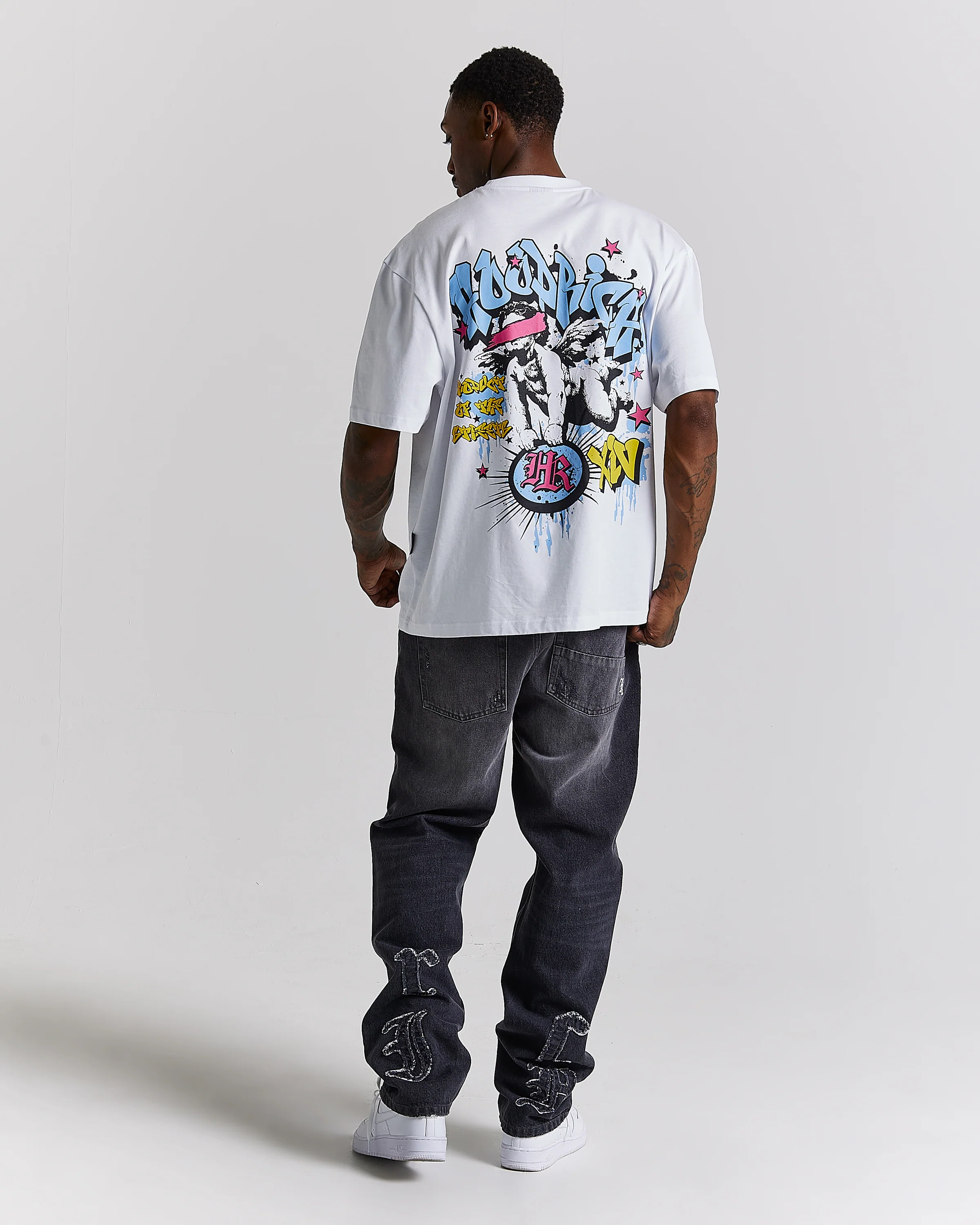 Rebellion Denim Jeans - Grey Wash - Image 3