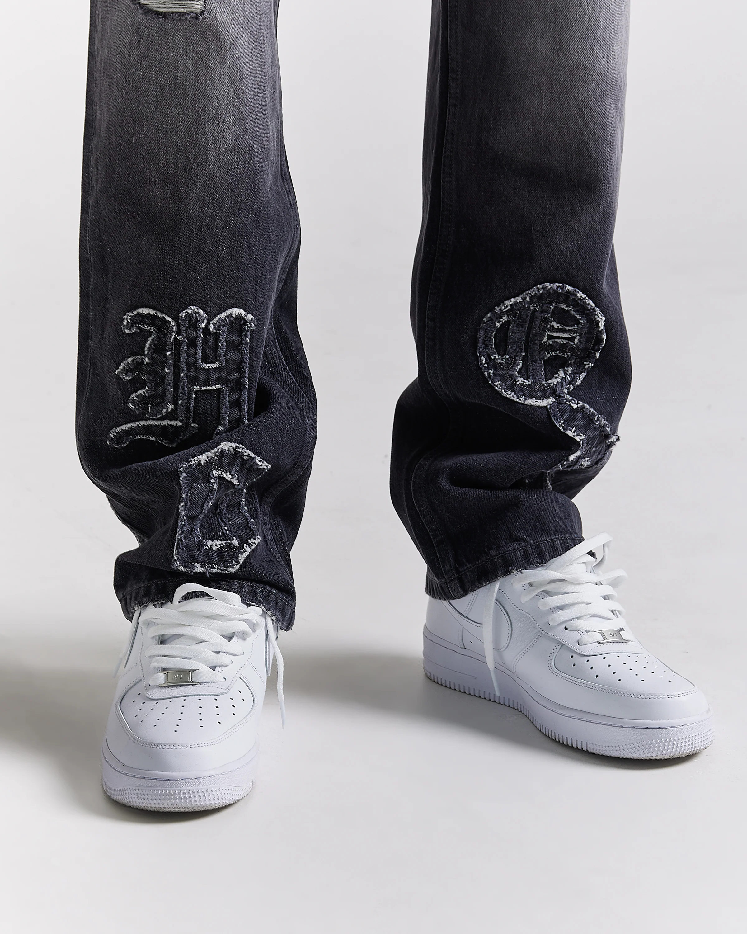 Rebellion Denim Jeans - Grey Wash - Image 4