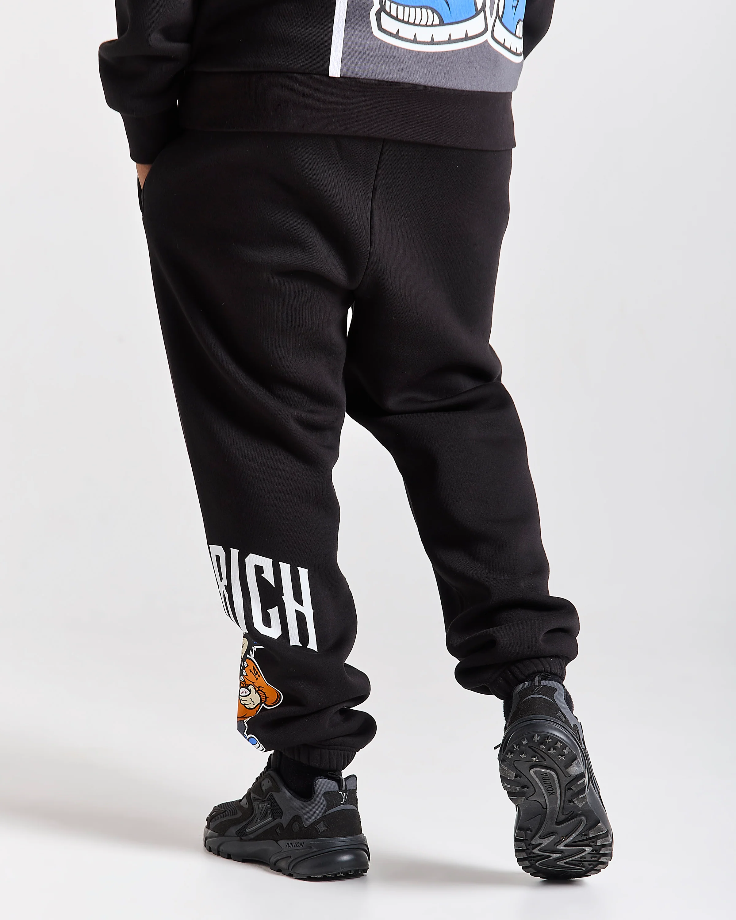 Menace Jogger - Black/Blue/Orange - Image 4