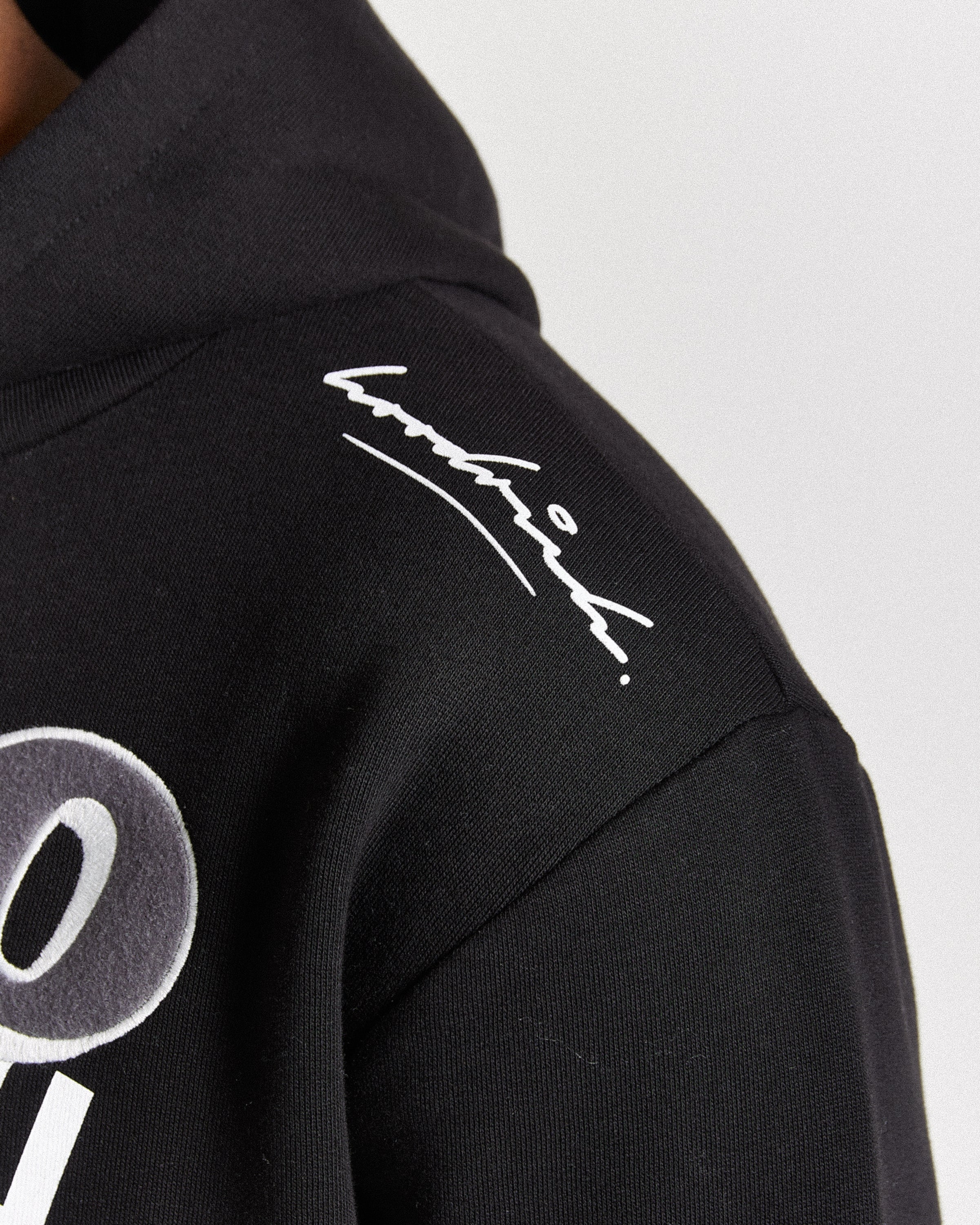 Pacific Hoodie - Black/White/Grey/Blue - Image 8